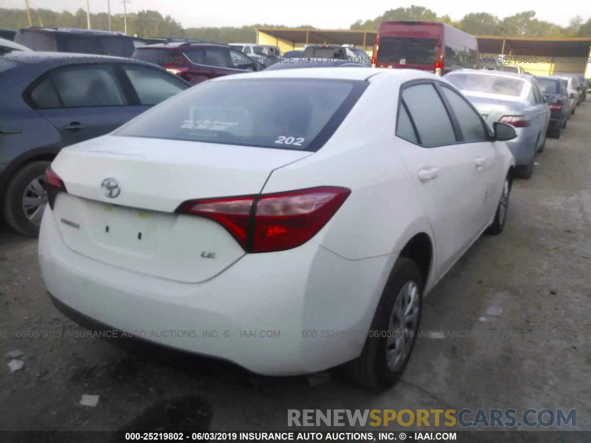 4 Photograph of a damaged car 5YFBURHE3KP920019 TOYOTA COROLLA 2019