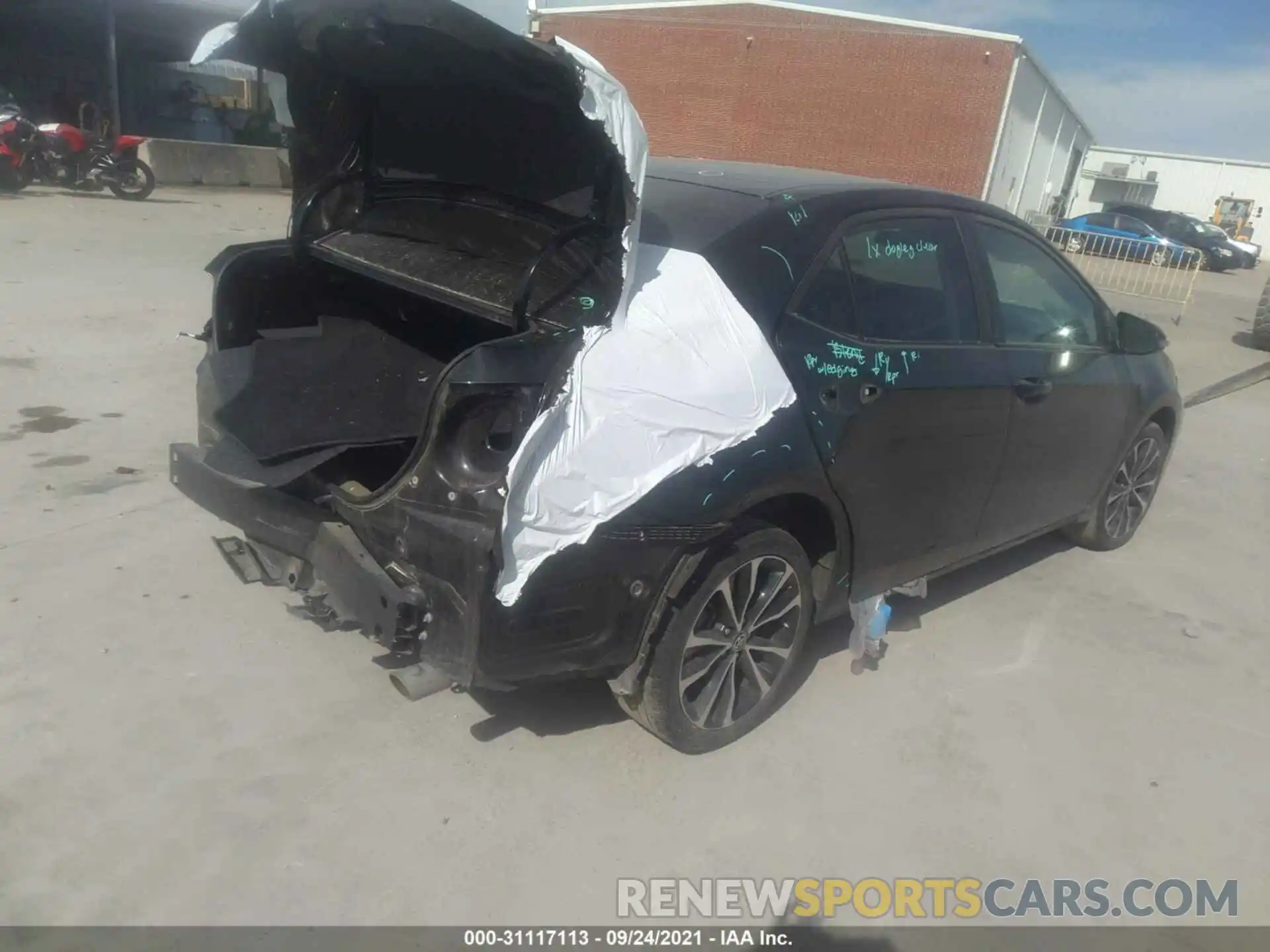 4 Photograph of a damaged car 5YFBURHE3KP920859 TOYOTA COROLLA 2019