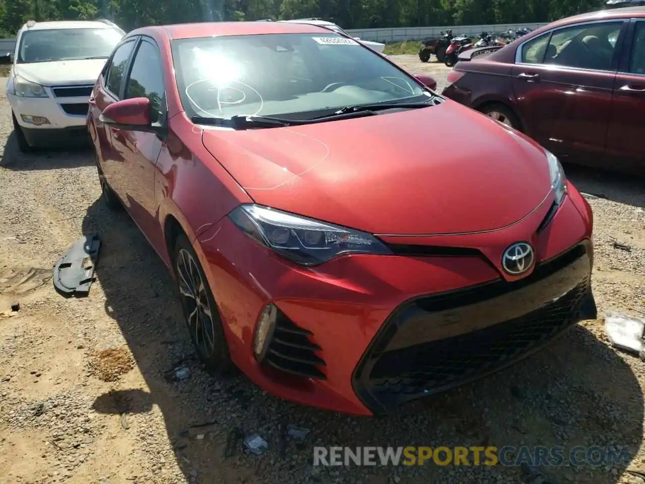 1 Photograph of a damaged car 5YFBURHE3KP920862 TOYOTA COROLLA 2019