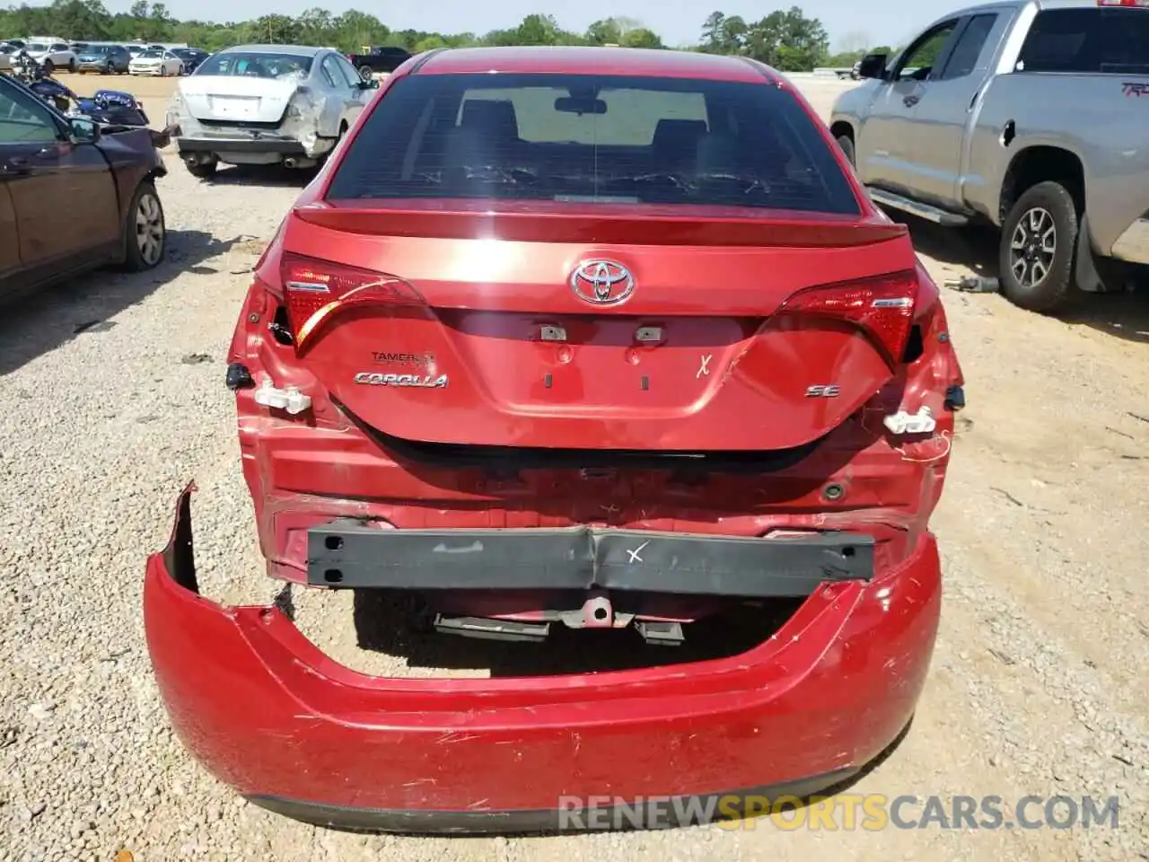 9 Photograph of a damaged car 5YFBURHE3KP920862 TOYOTA COROLLA 2019