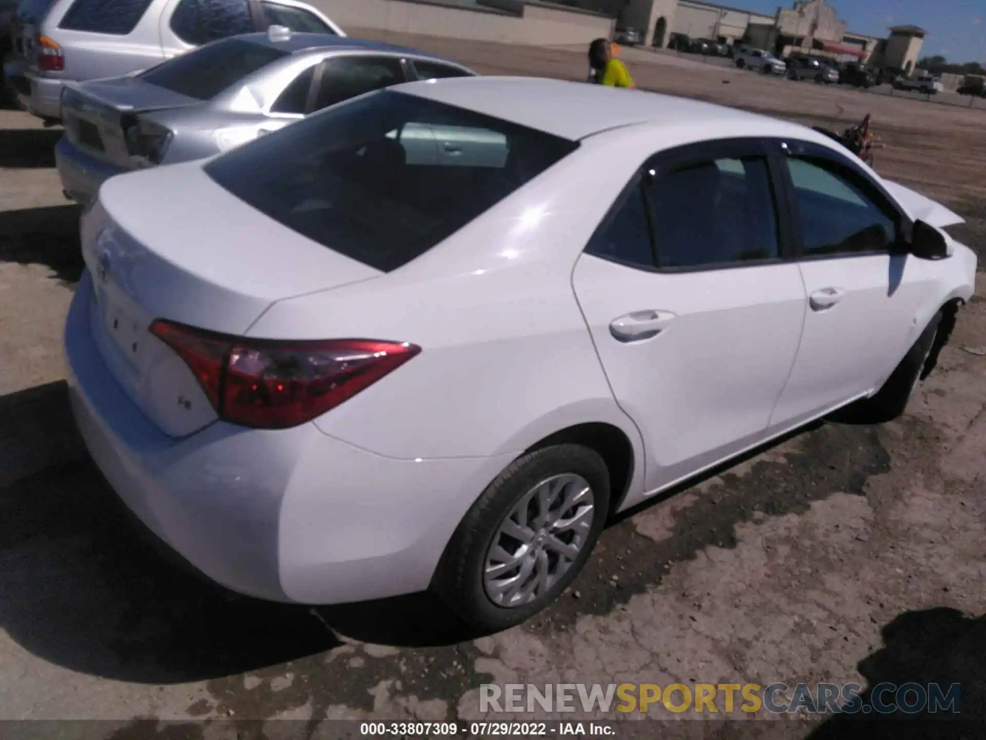 4 Photograph of a damaged car 5YFBURHE3KP920991 TOYOTA COROLLA 2019