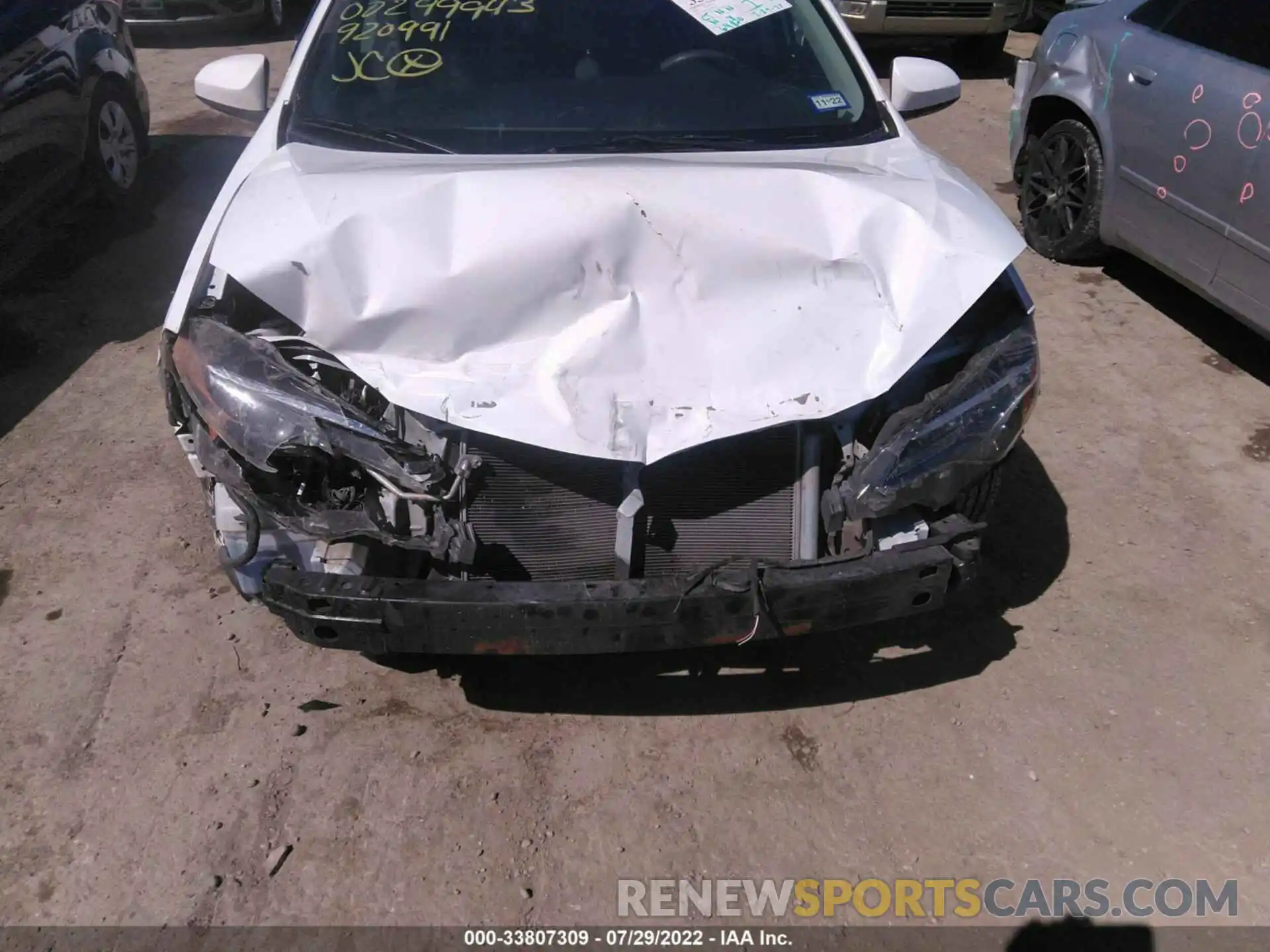 6 Photograph of a damaged car 5YFBURHE3KP920991 TOYOTA COROLLA 2019