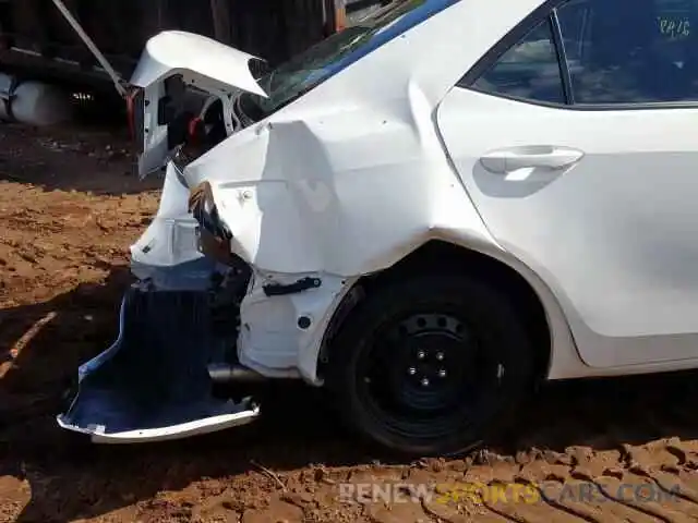 9 Photograph of a damaged car 5YFBURHE3KP921039 TOYOTA COROLLA 2019