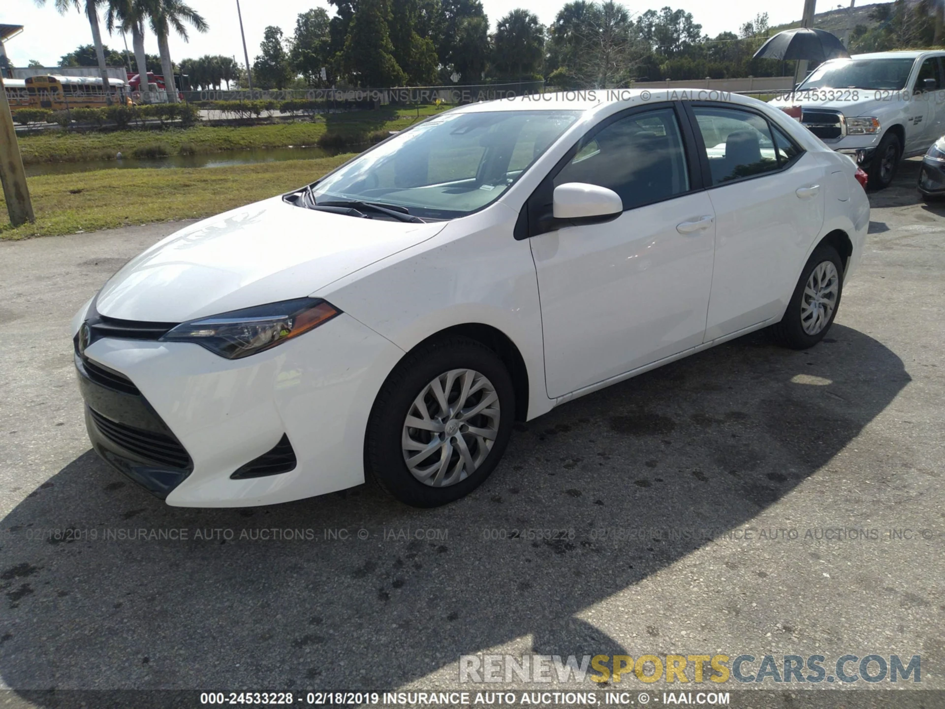 2 Photograph of a damaged car 5YFBURHE3KP921199 TOYOTA COROLLA 2019