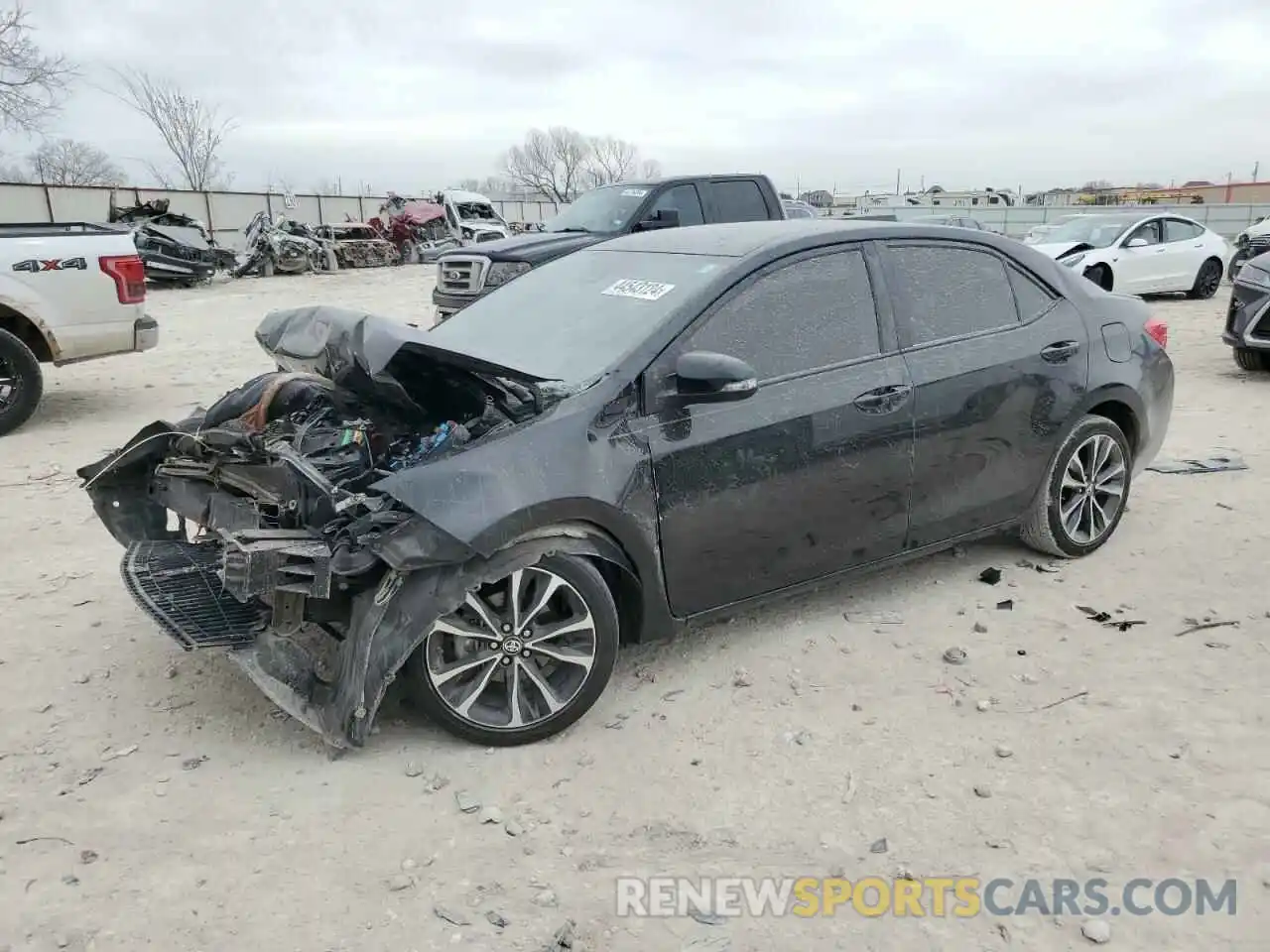 1 Photograph of a damaged car 5YFBURHE3KP921350 TOYOTA COROLLA 2019