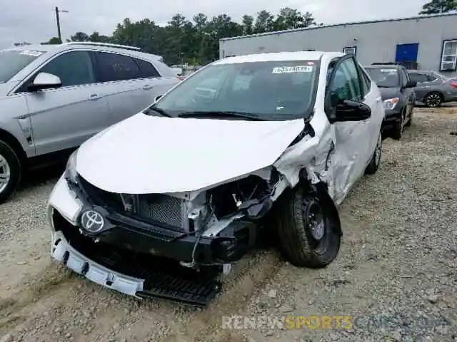 2 Photograph of a damaged car 5YFBURHE3KP921655 TOYOTA COROLLA 2019