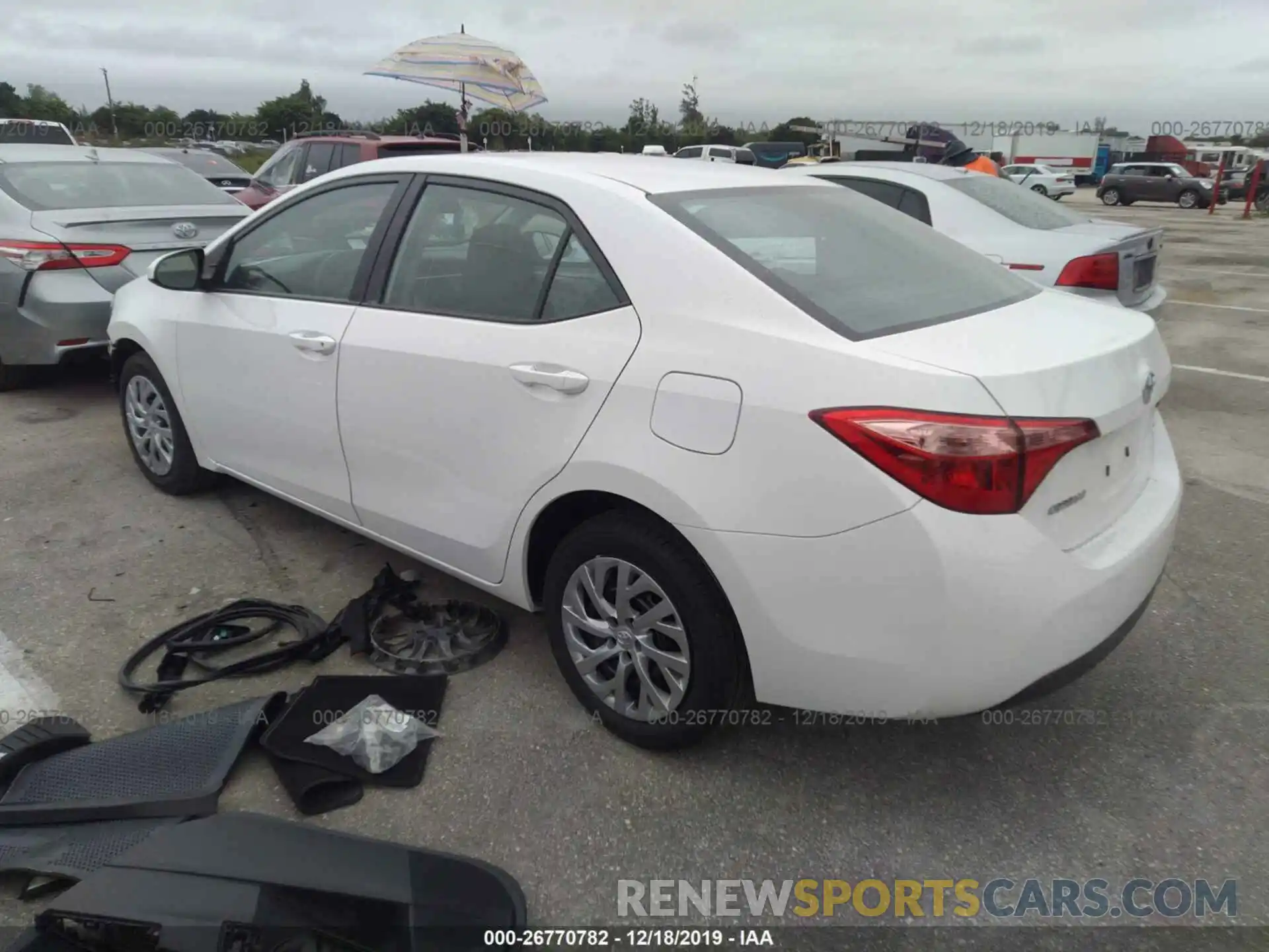 3 Photograph of a damaged car 5YFBURHE3KP921915 TOYOTA COROLLA 2019