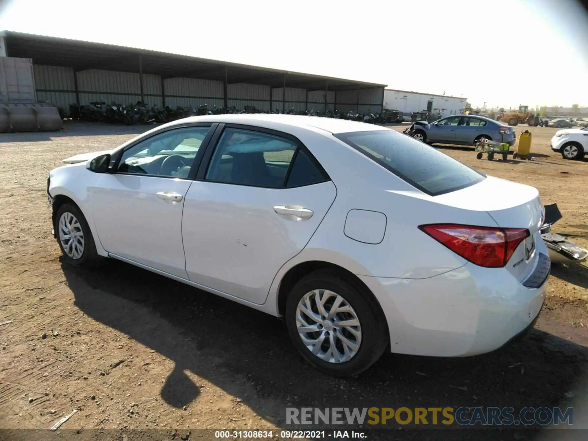 3 Photograph of a damaged car 5YFBURHE3KP922837 TOYOTA COROLLA 2019