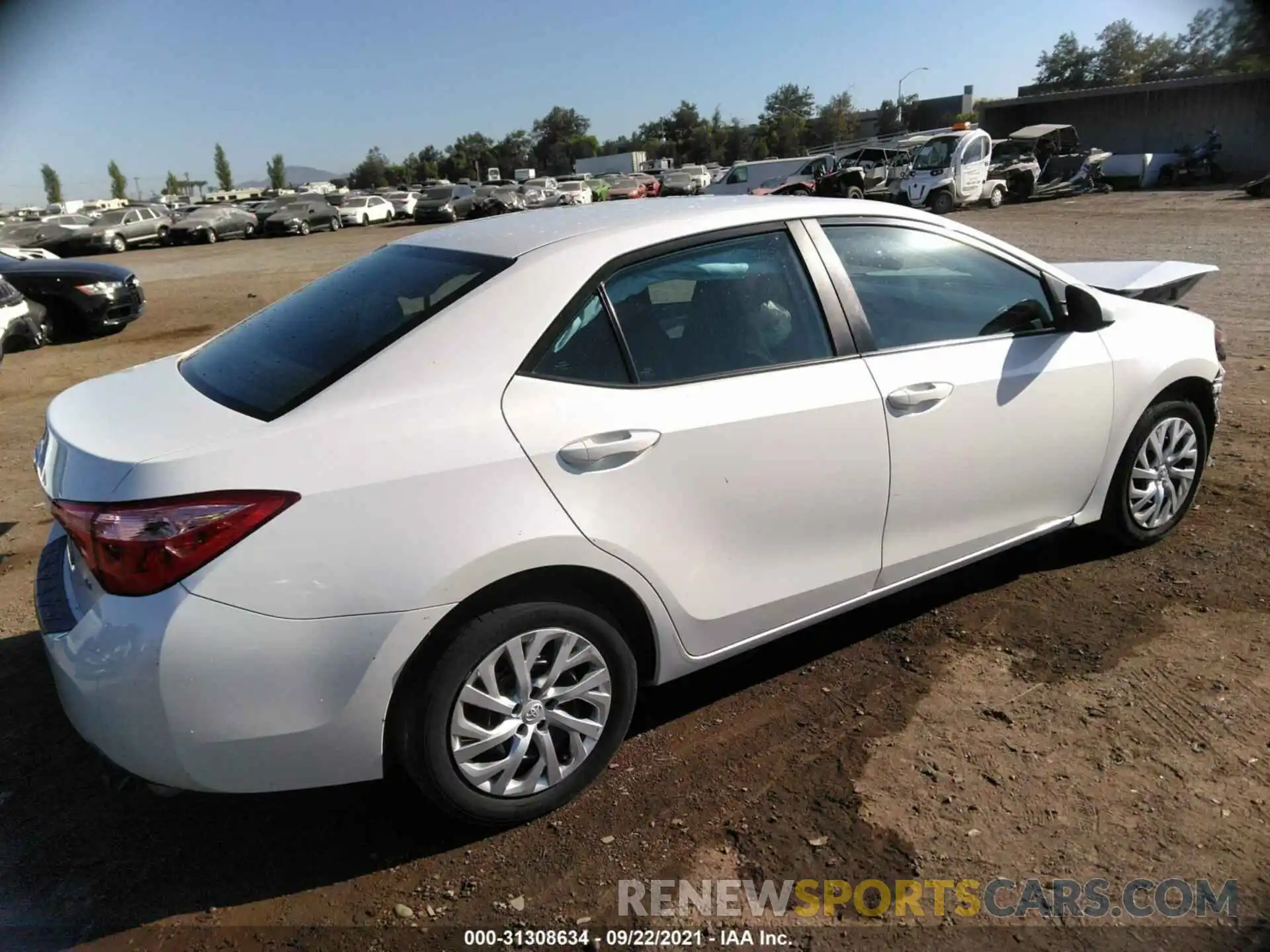 4 Photograph of a damaged car 5YFBURHE3KP922837 TOYOTA COROLLA 2019