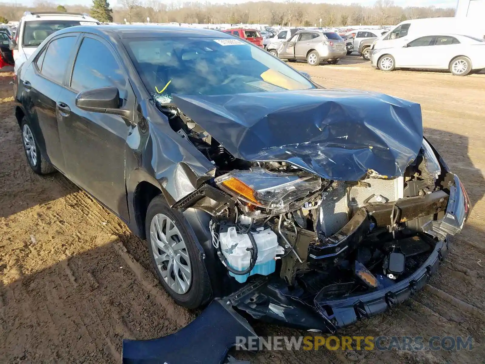 1 Photograph of a damaged car 5YFBURHE3KP925057 TOYOTA COROLLA 2019