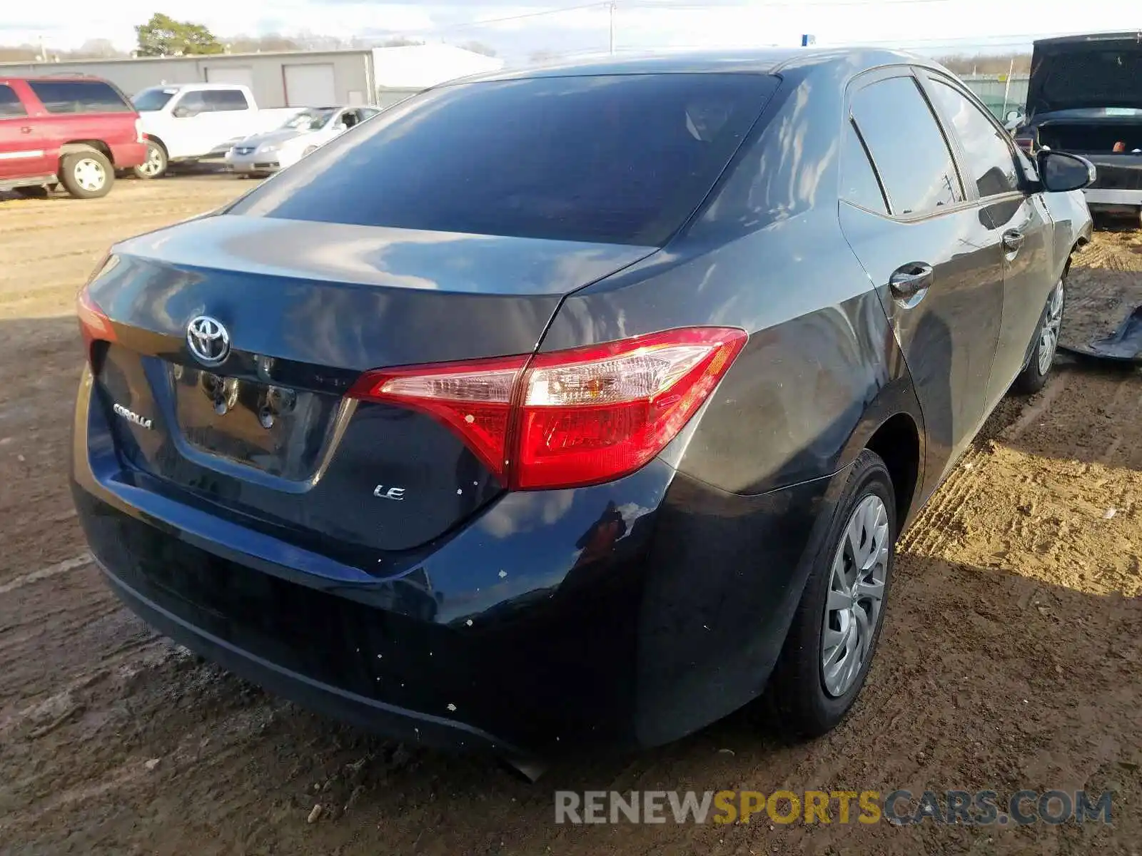 4 Photograph of a damaged car 5YFBURHE3KP925057 TOYOTA COROLLA 2019