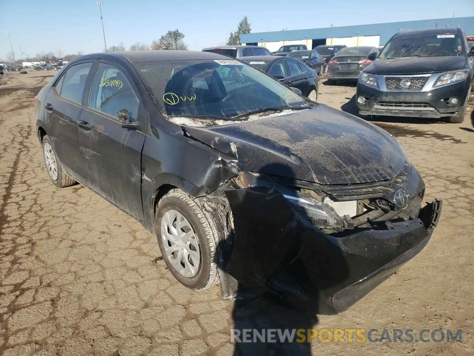 1 Photograph of a damaged car 5YFBURHE3KP925186 TOYOTA COROLLA 2019