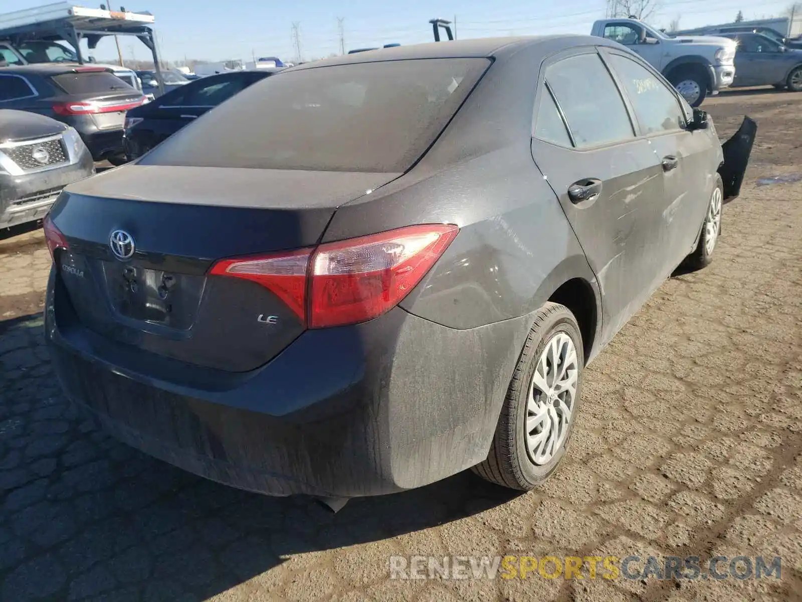 4 Фотография поврежденного автомобиля 5YFBURHE3KP925186 TOYOTA COROLLA 2019