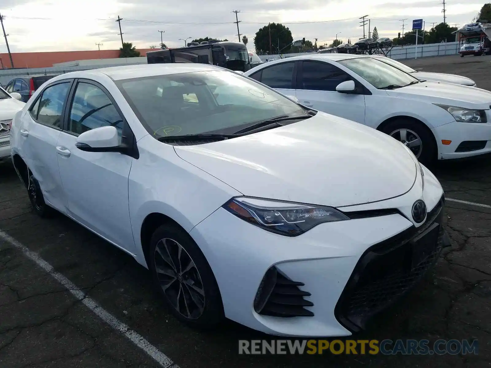 1 Photograph of a damaged car 5YFBURHE3KP925477 TOYOTA COROLLA 2019