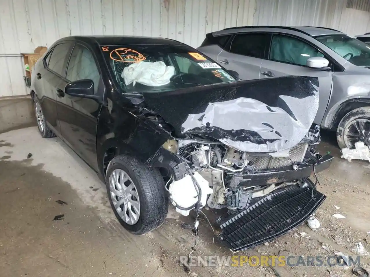 1 Photograph of a damaged car 5YFBURHE3KP925544 TOYOTA COROLLA 2019