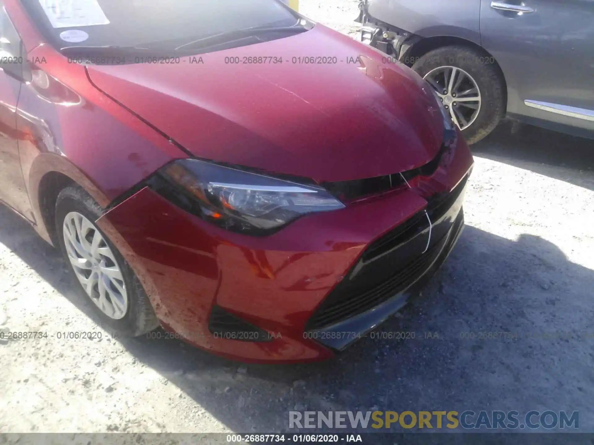 6 Photograph of a damaged car 5YFBURHE3KP925690 TOYOTA COROLLA 2019