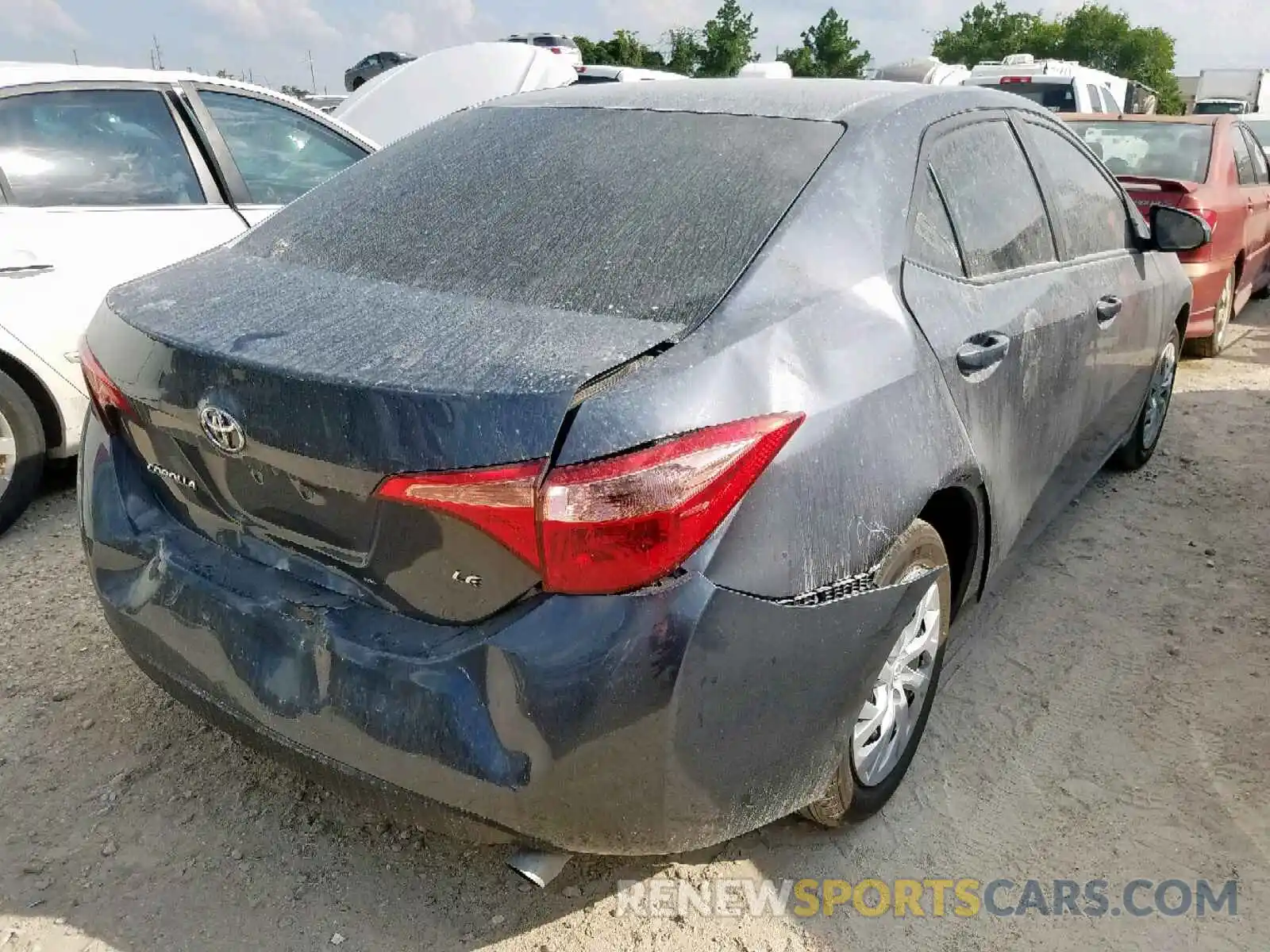 4 Photograph of a damaged car 5YFBURHE3KP925916 TOYOTA COROLLA 2019