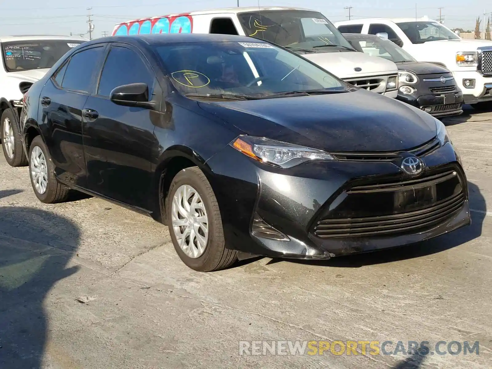 1 Photograph of a damaged car 5YFBURHE3KP926743 TOYOTA COROLLA 2019