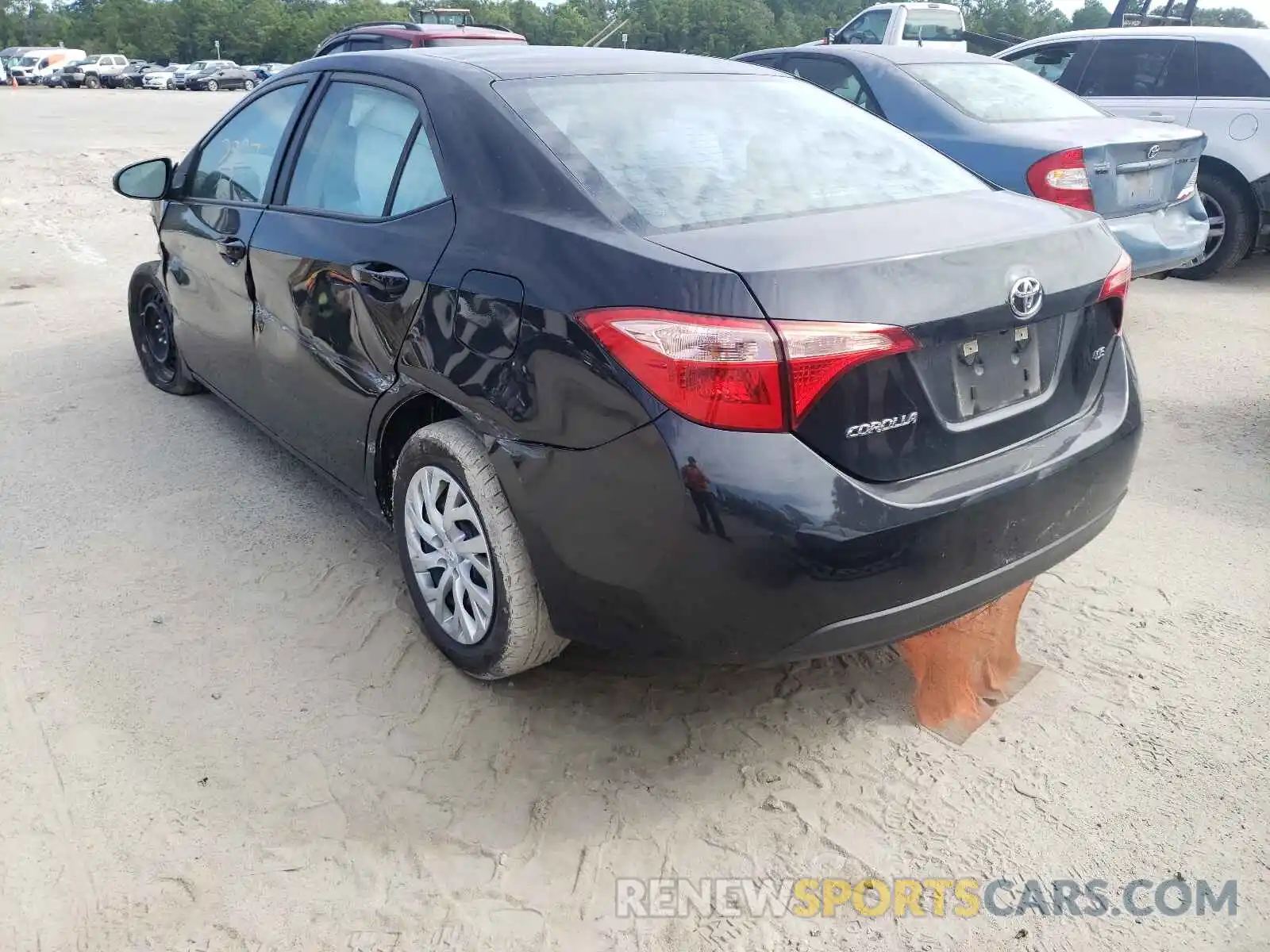 3 Photograph of a damaged car 5YFBURHE3KP926936 TOYOTA COROLLA 2019