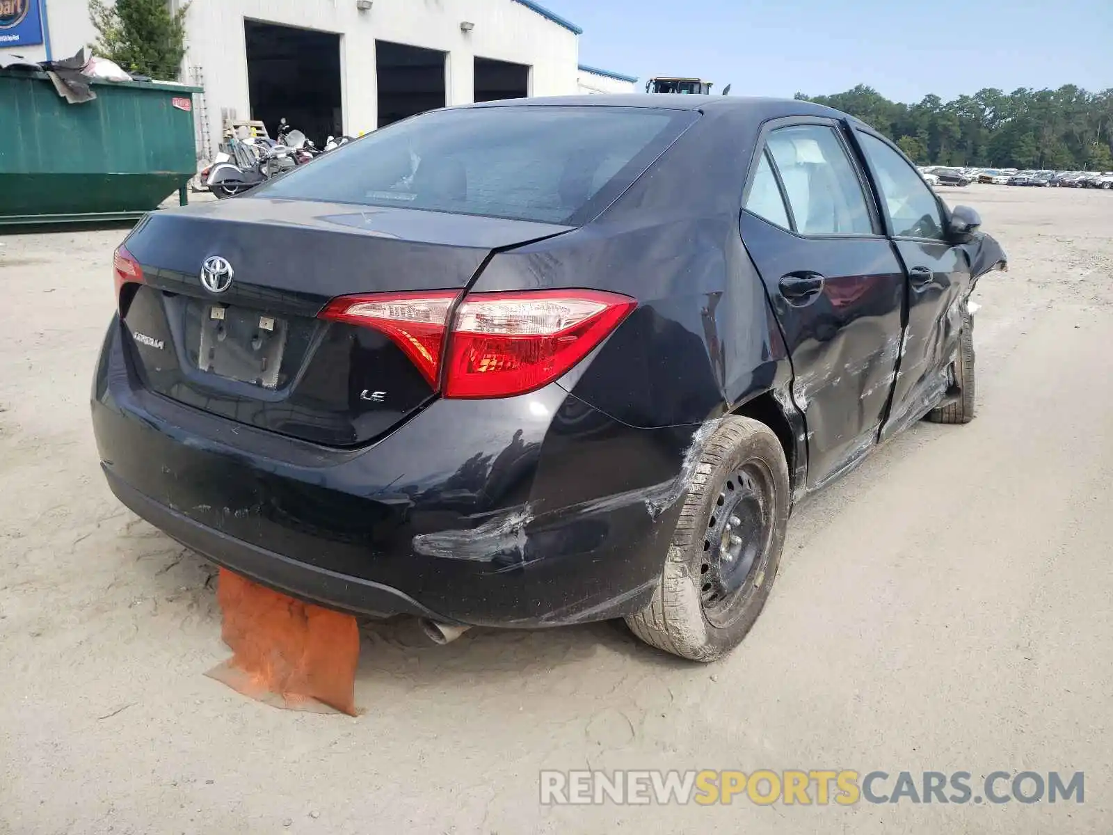 4 Photograph of a damaged car 5YFBURHE3KP926936 TOYOTA COROLLA 2019