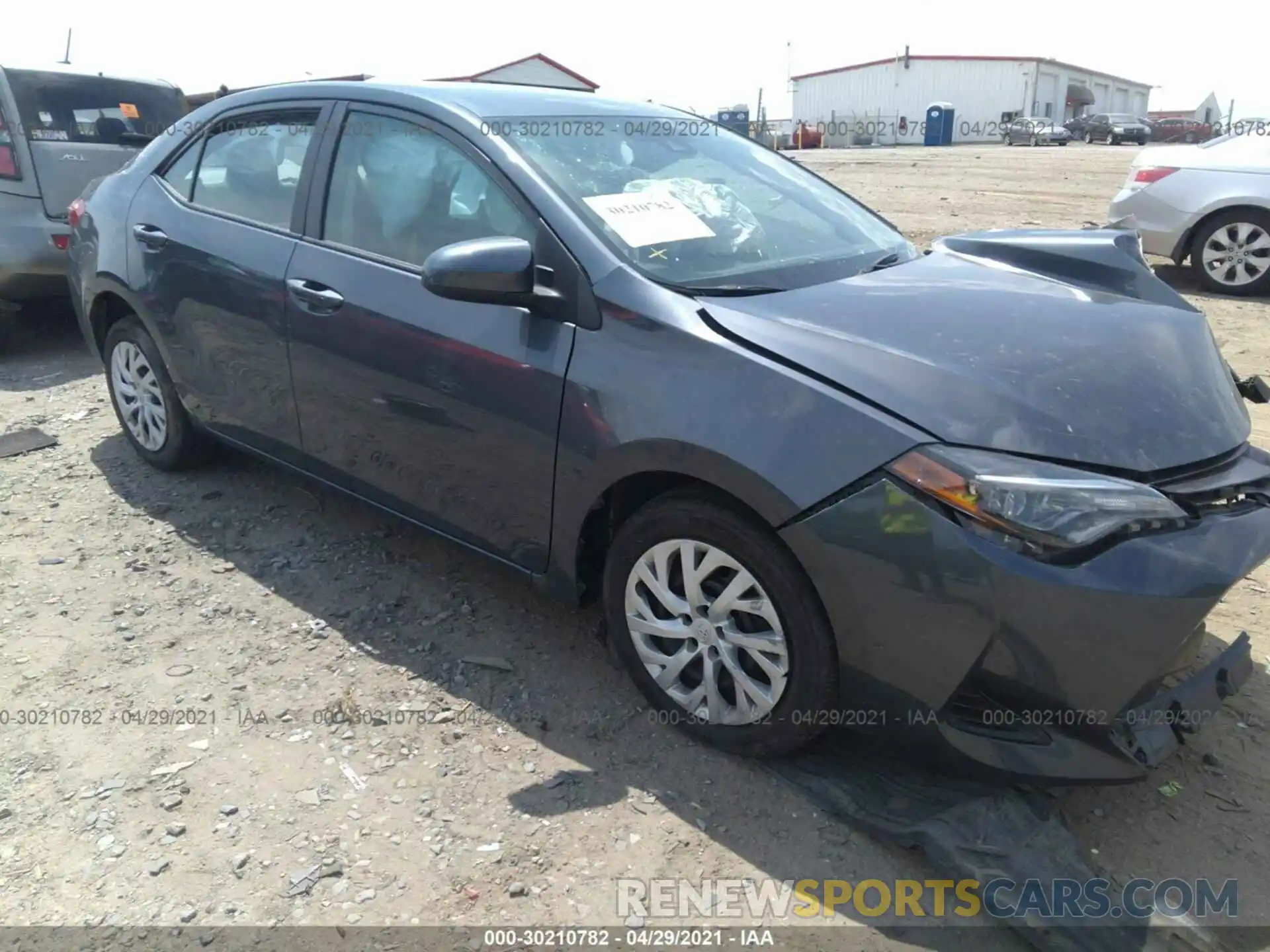 1 Photograph of a damaged car 5YFBURHE3KP927018 TOYOTA COROLLA 2019