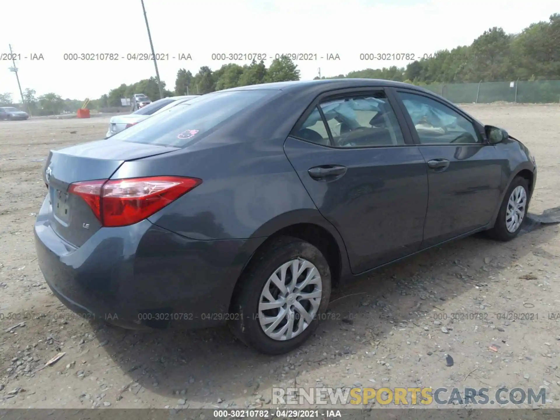 4 Photograph of a damaged car 5YFBURHE3KP927018 TOYOTA COROLLA 2019