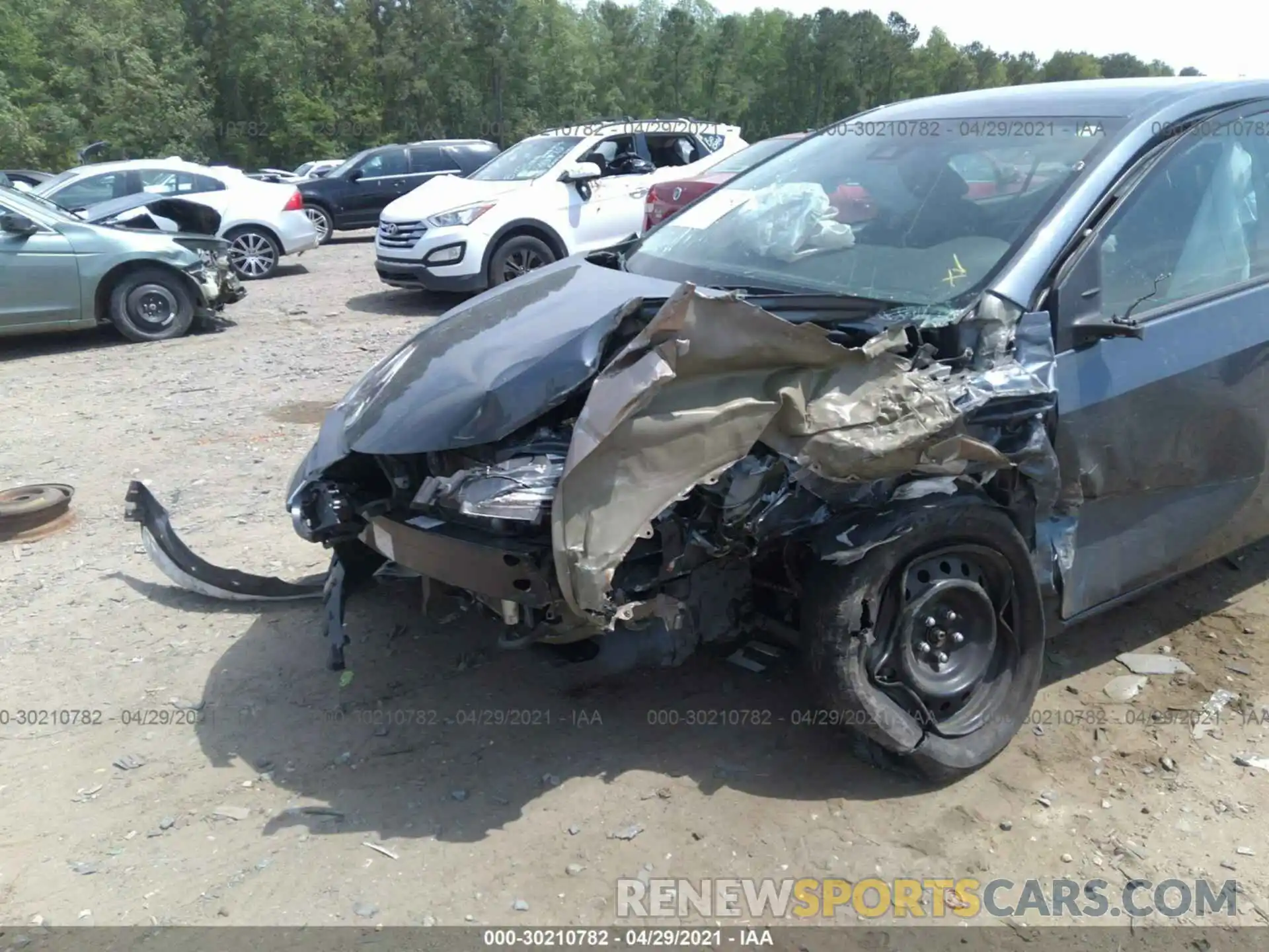 6 Photograph of a damaged car 5YFBURHE3KP927018 TOYOTA COROLLA 2019