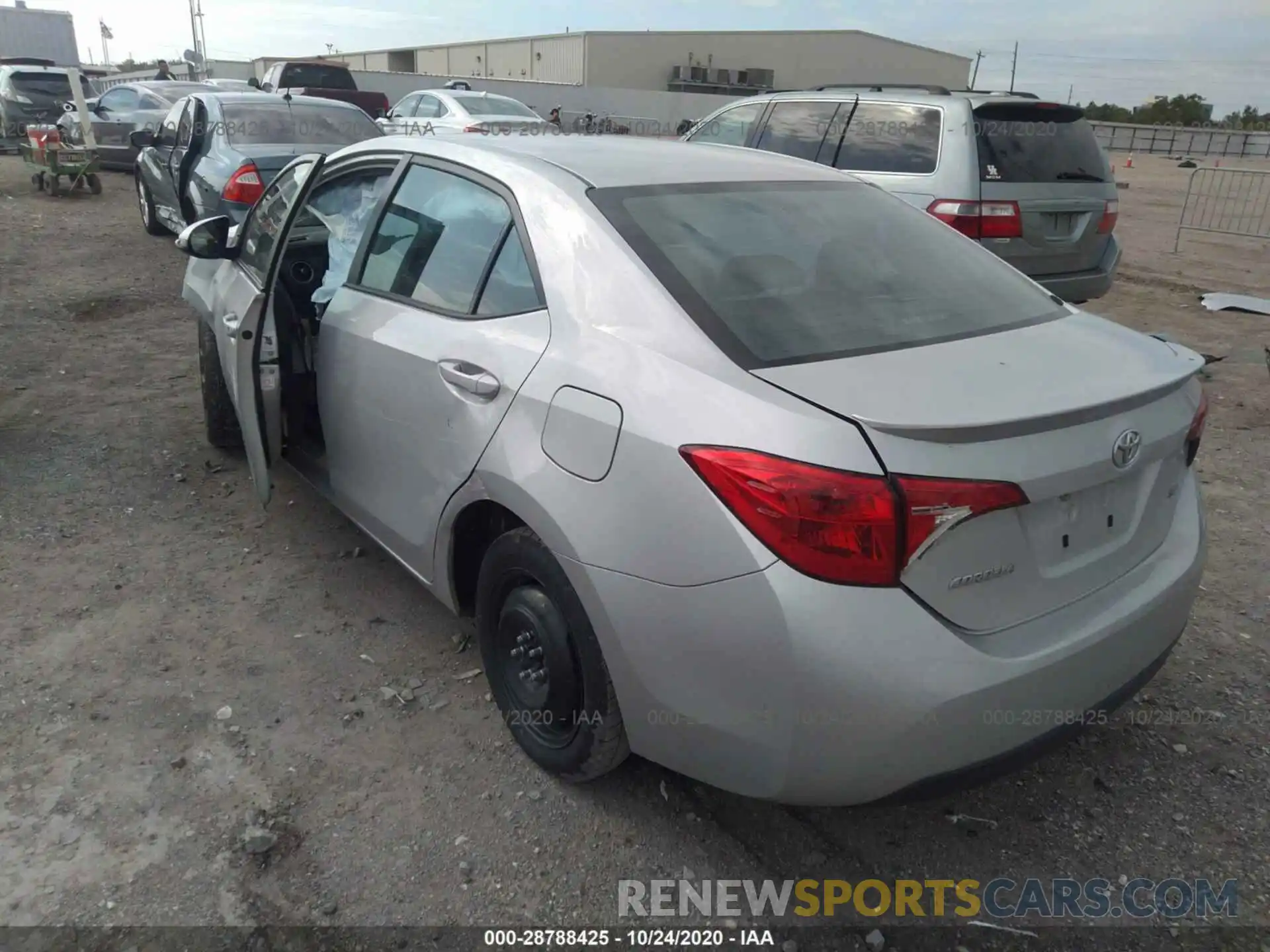 3 Photograph of a damaged car 5YFBURHE3KP927102 TOYOTA COROLLA 2019