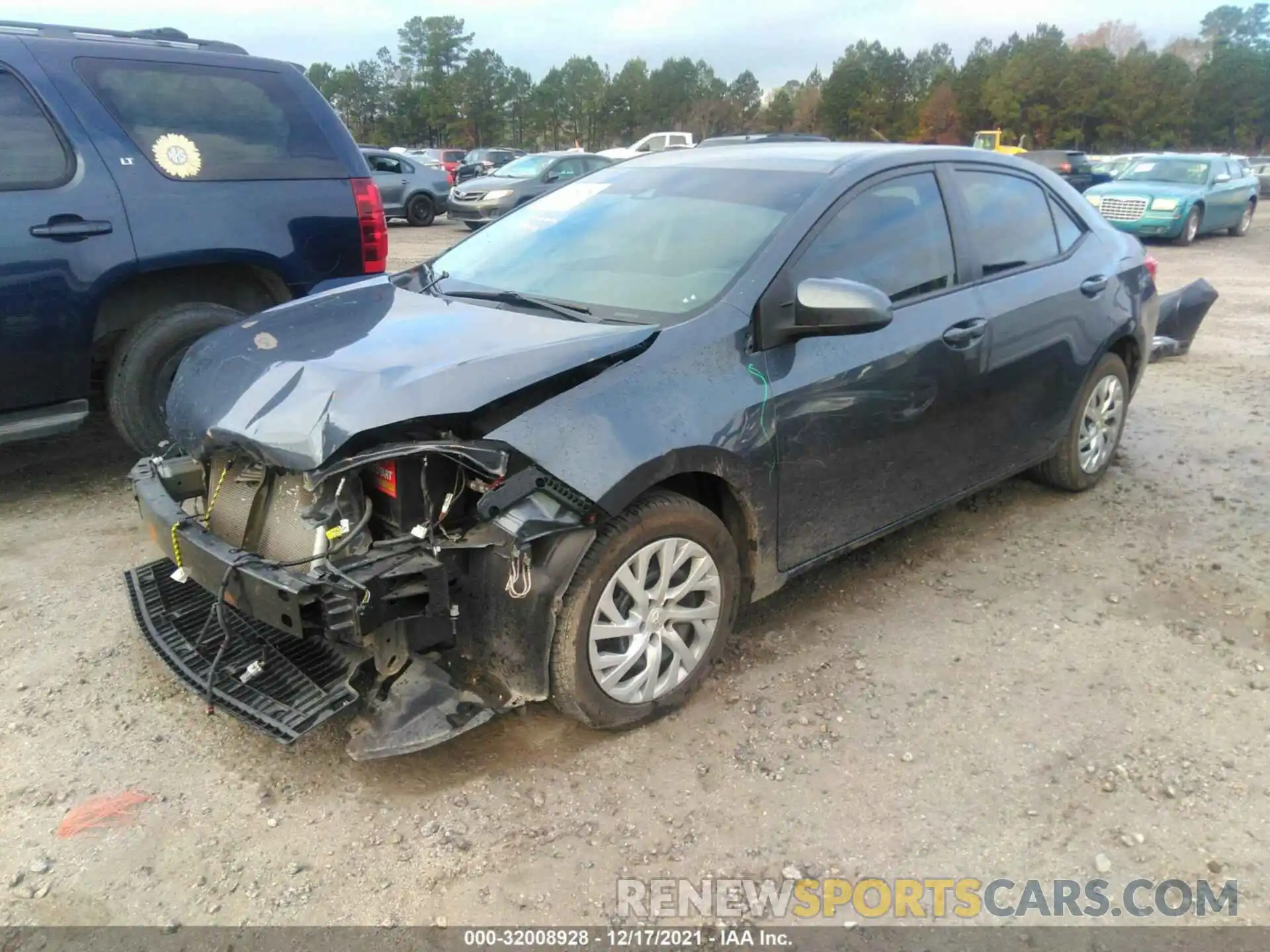 2 Photograph of a damaged car 5YFBURHE3KP927326 TOYOTA COROLLA 2019