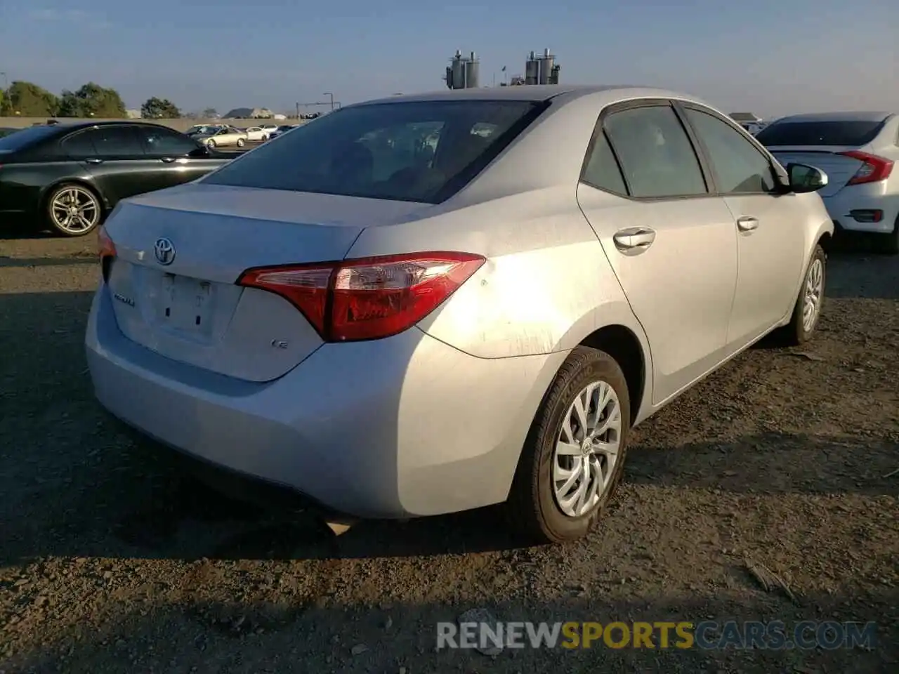 4 Photograph of a damaged car 5YFBURHE3KP928217 TOYOTA COROLLA 2019