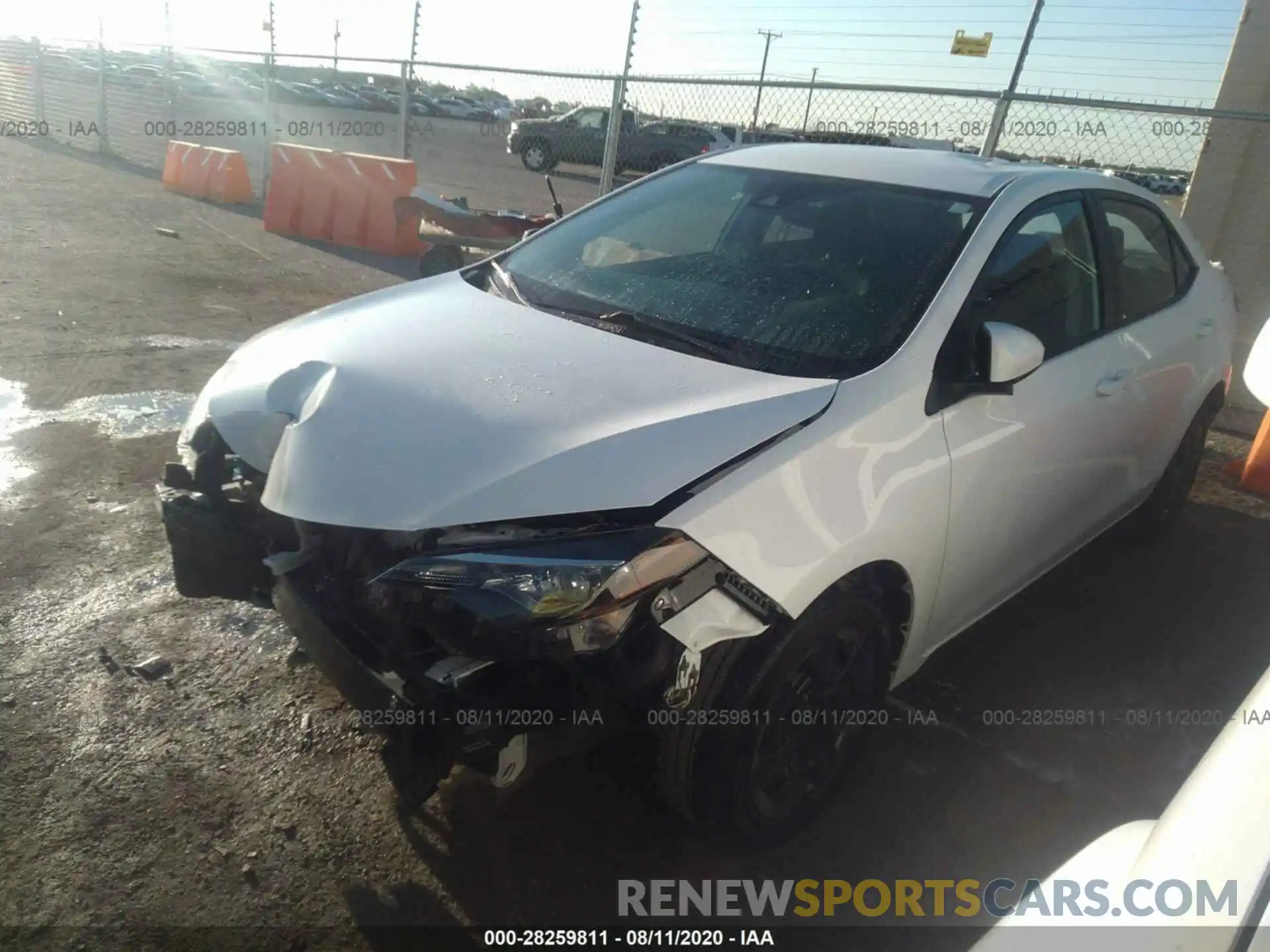 2 Photograph of a damaged car 5YFBURHE3KP928234 TOYOTA COROLLA 2019