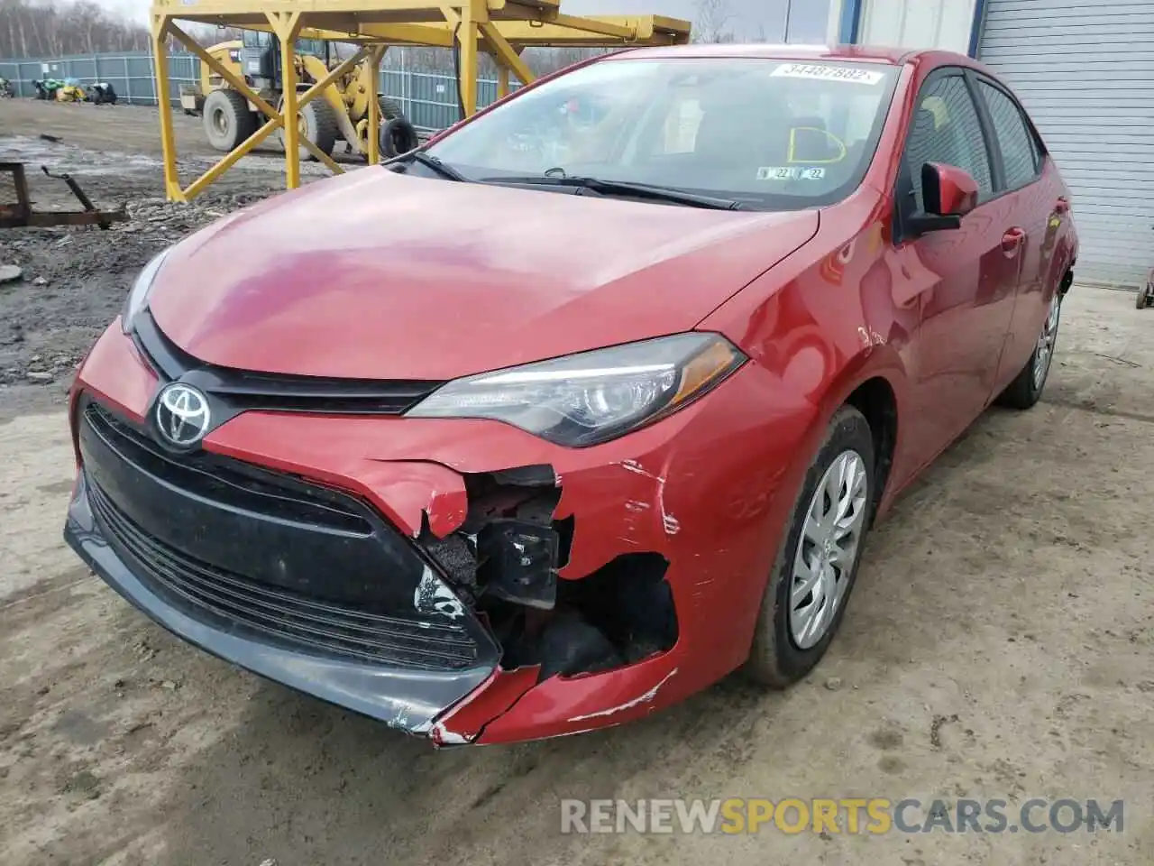 2 Фотография поврежденного автомобиля 5YFBURHE3KP928461 TOYOTA COROLLA 2019