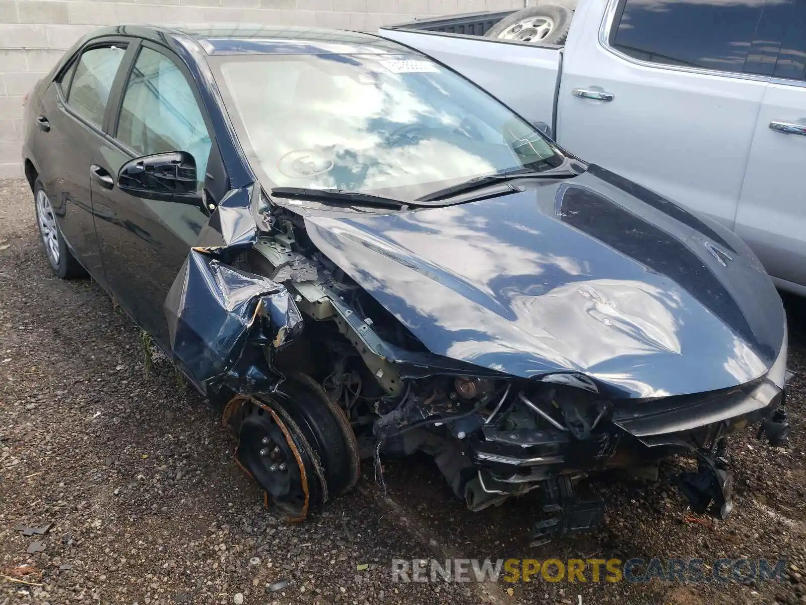 1 Photograph of a damaged car 5YFBURHE3KP928931 TOYOTA COROLLA 2019