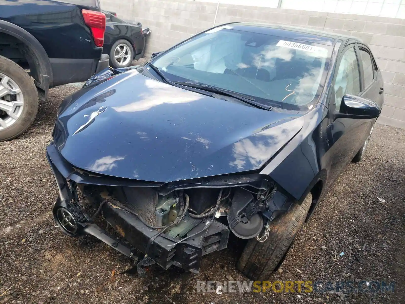 2 Photograph of a damaged car 5YFBURHE3KP928931 TOYOTA COROLLA 2019