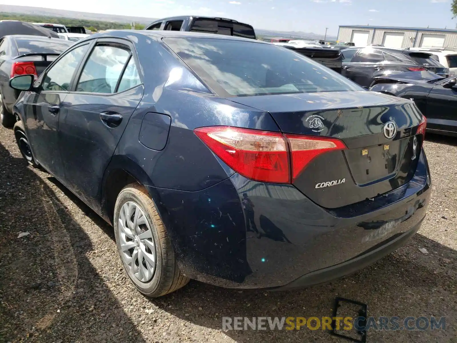 3 Photograph of a damaged car 5YFBURHE3KP928931 TOYOTA COROLLA 2019