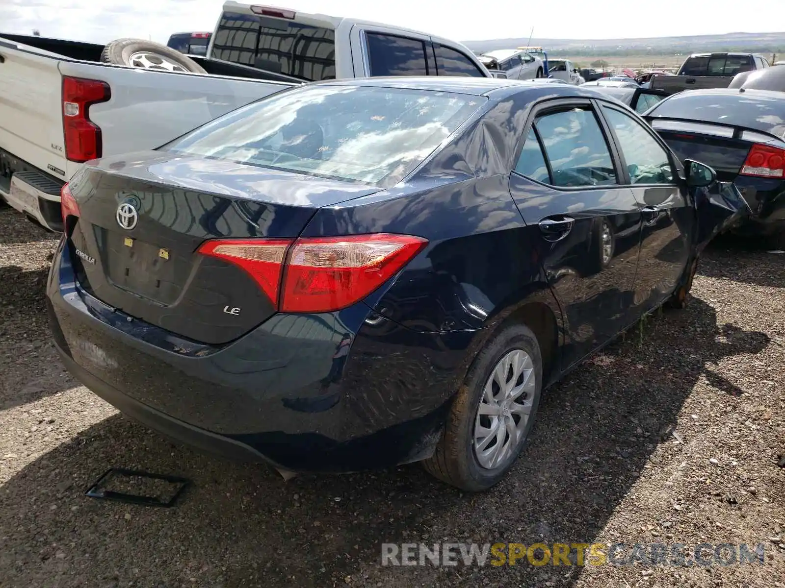 4 Photograph of a damaged car 5YFBURHE3KP928931 TOYOTA COROLLA 2019