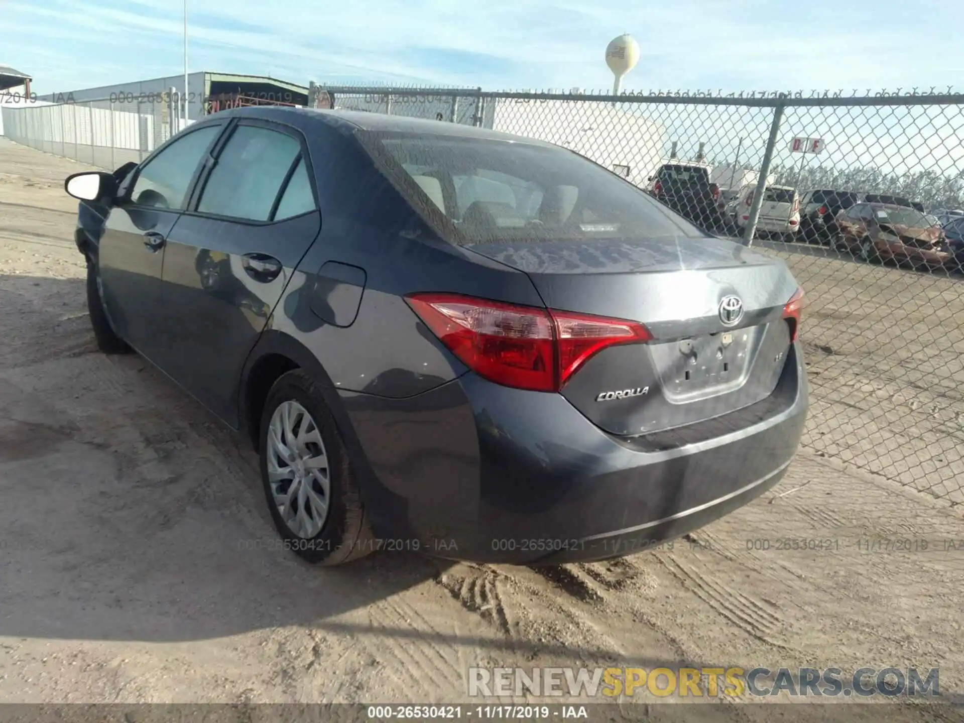 3 Photograph of a damaged car 5YFBURHE3KP929531 TOYOTA COROLLA 2019