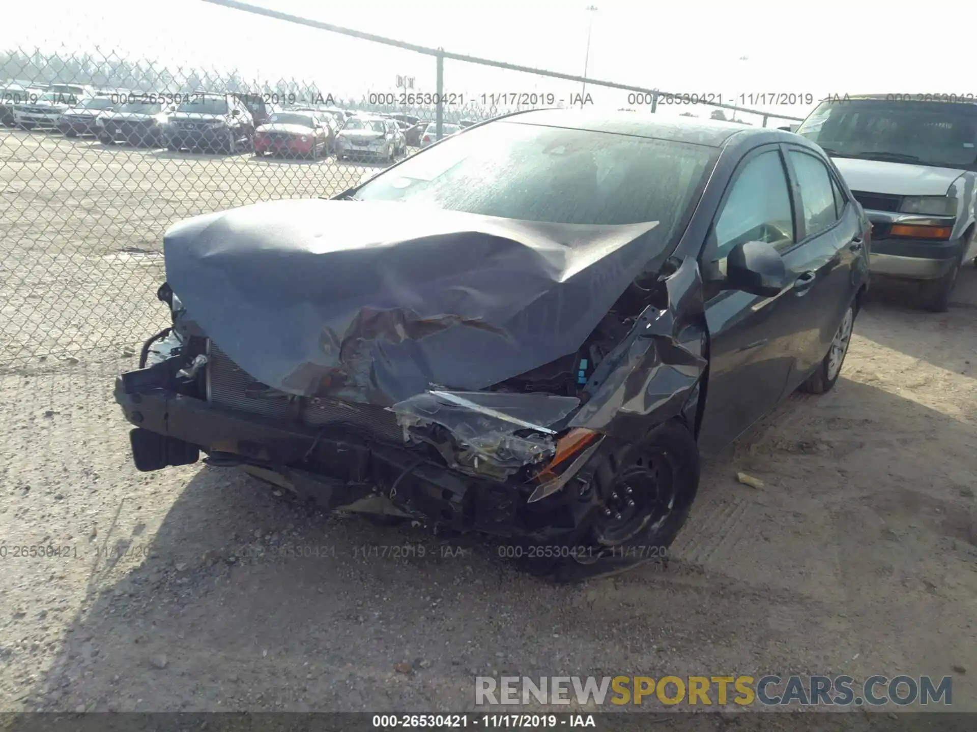 6 Photograph of a damaged car 5YFBURHE3KP929531 TOYOTA COROLLA 2019