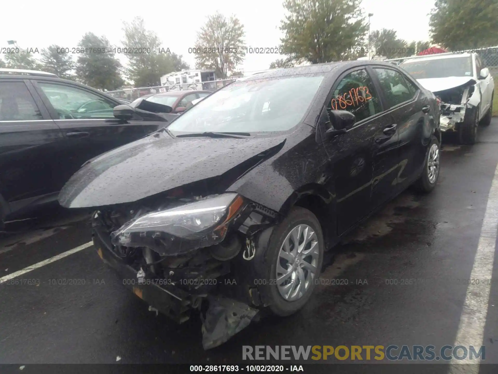 2 Photograph of a damaged car 5YFBURHE3KP929741 TOYOTA COROLLA 2019