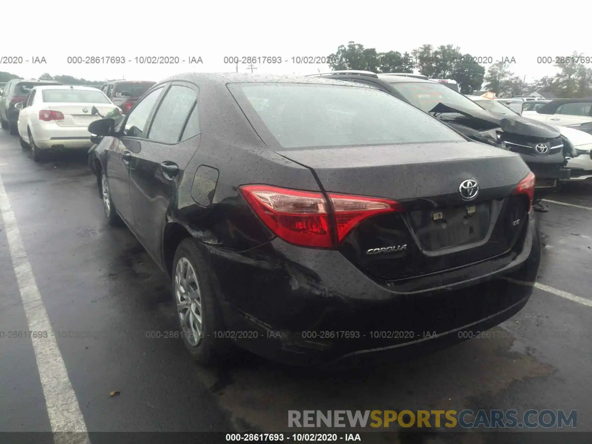 3 Photograph of a damaged car 5YFBURHE3KP929741 TOYOTA COROLLA 2019