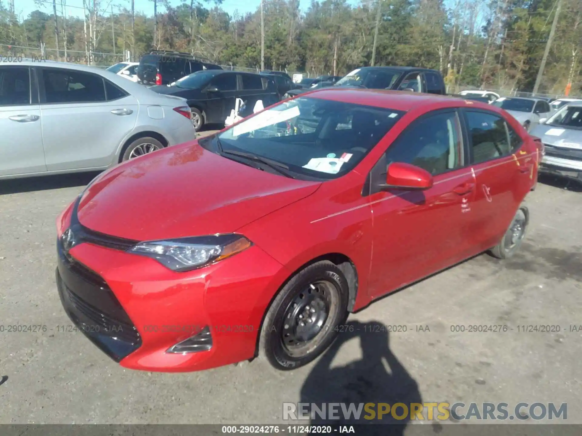 2 Photograph of a damaged car 5YFBURHE3KP929948 TOYOTA COROLLA 2019