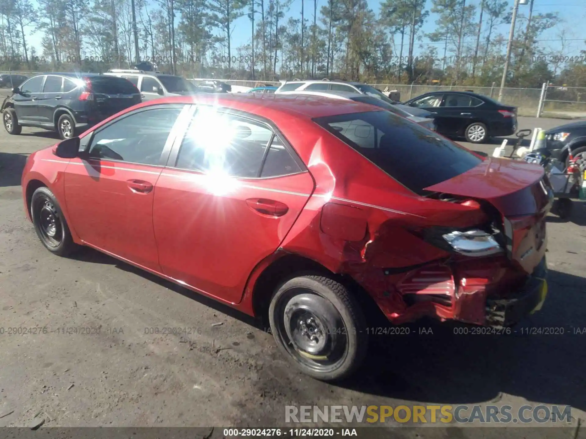 3 Photograph of a damaged car 5YFBURHE3KP929948 TOYOTA COROLLA 2019