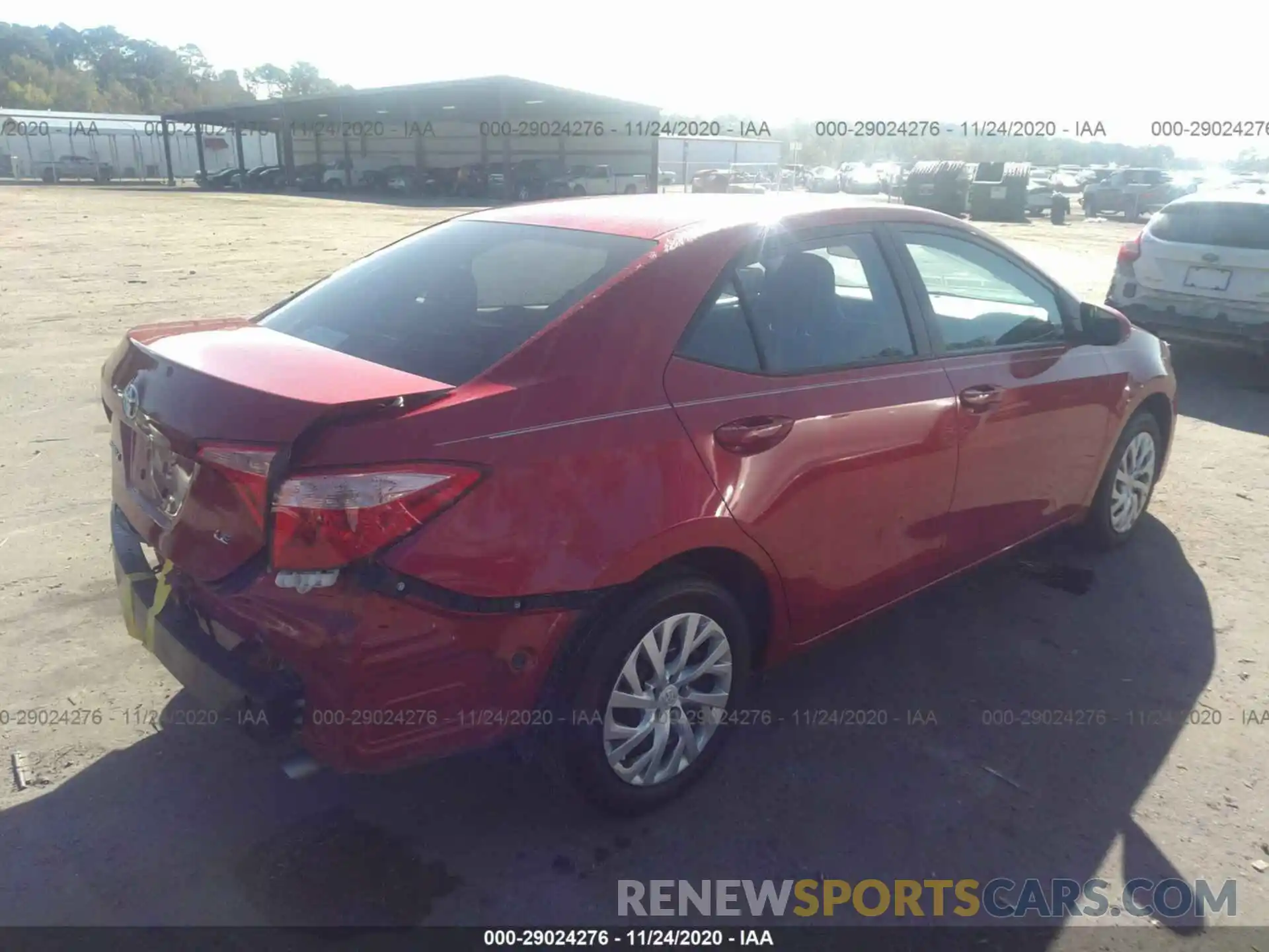 4 Photograph of a damaged car 5YFBURHE3KP929948 TOYOTA COROLLA 2019