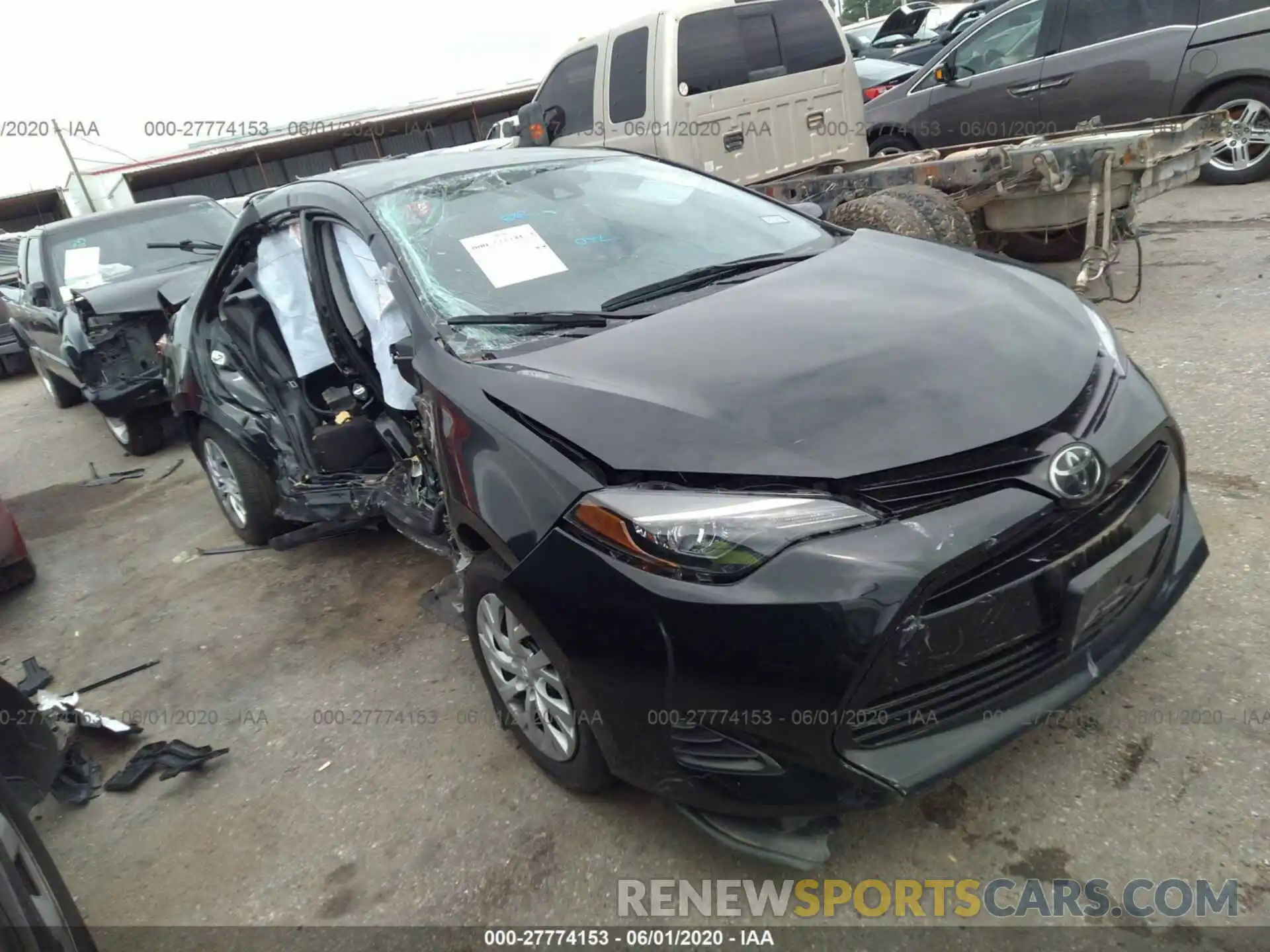 1 Photograph of a damaged car 5YFBURHE3KP930064 TOYOTA COROLLA 2019