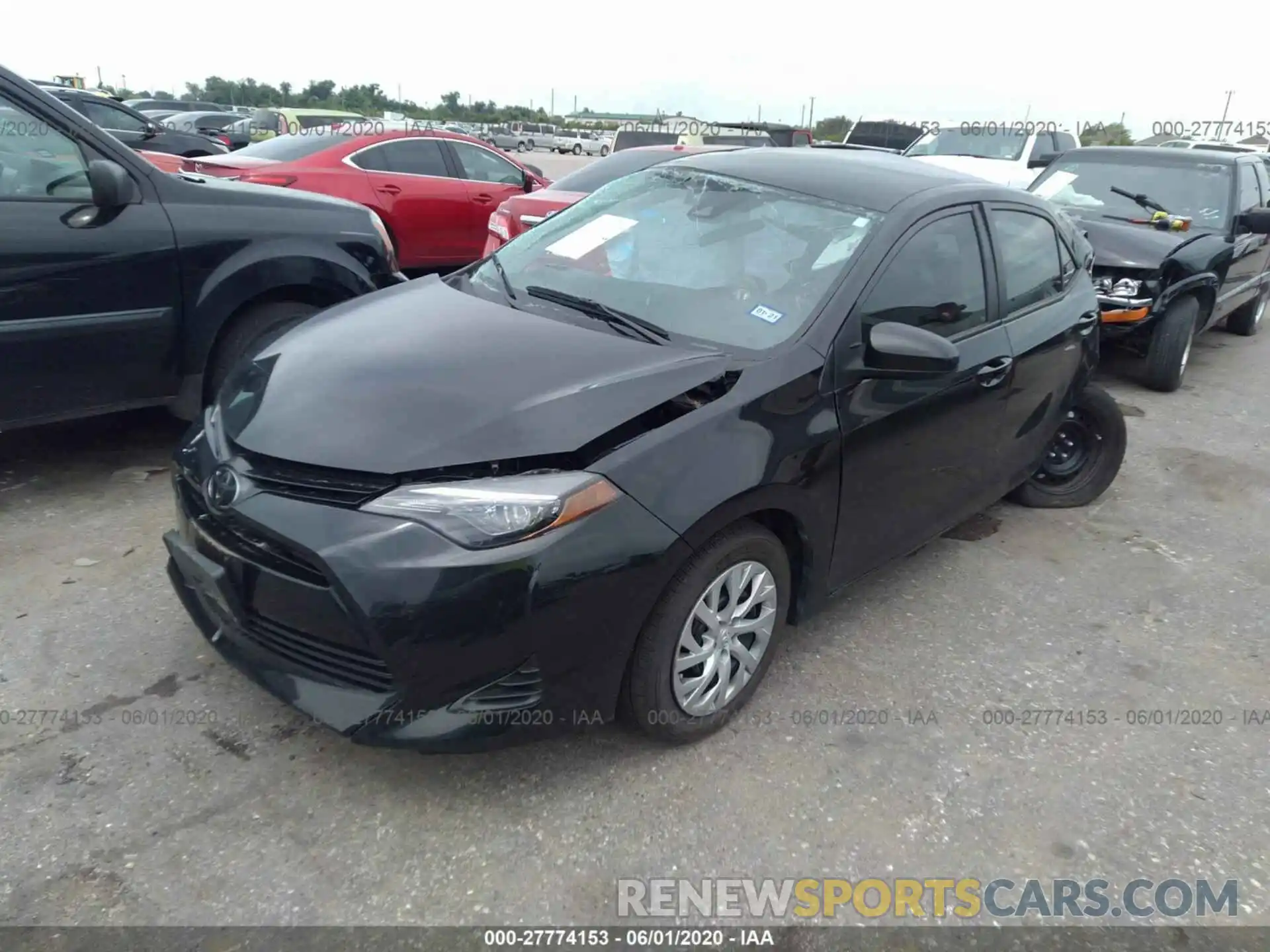 2 Photograph of a damaged car 5YFBURHE3KP930064 TOYOTA COROLLA 2019