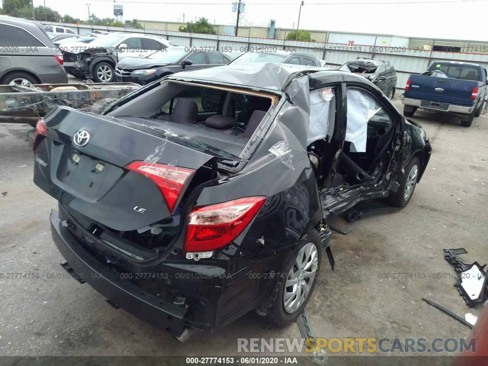 4 Photograph of a damaged car 5YFBURHE3KP930064 TOYOTA COROLLA 2019