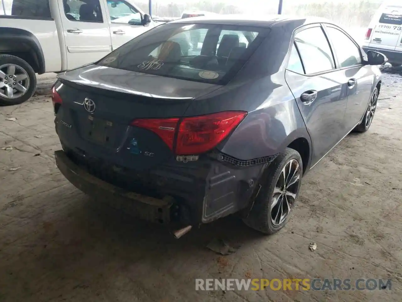 4 Photograph of a damaged car 5YFBURHE3KP930274 TOYOTA COROLLA 2019