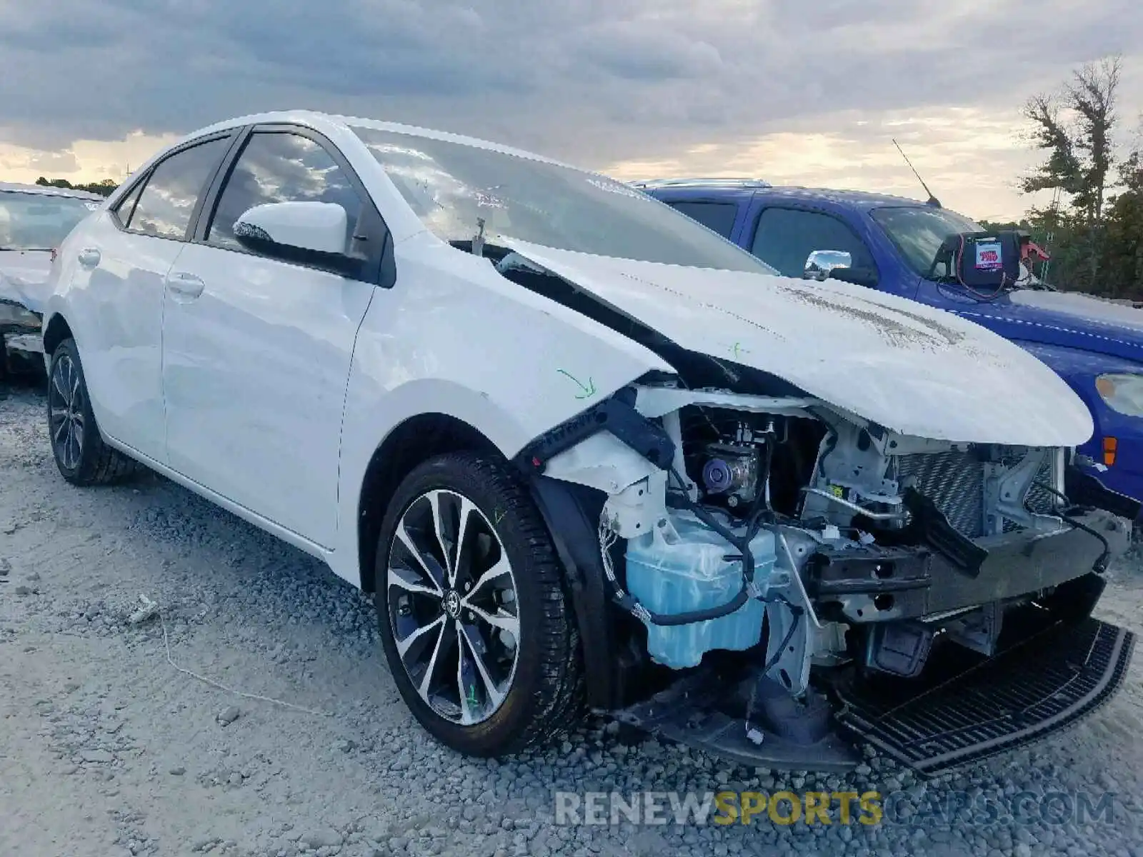 1 Photograph of a damaged car 5YFBURHE3KP930288 TOYOTA COROLLA 2019