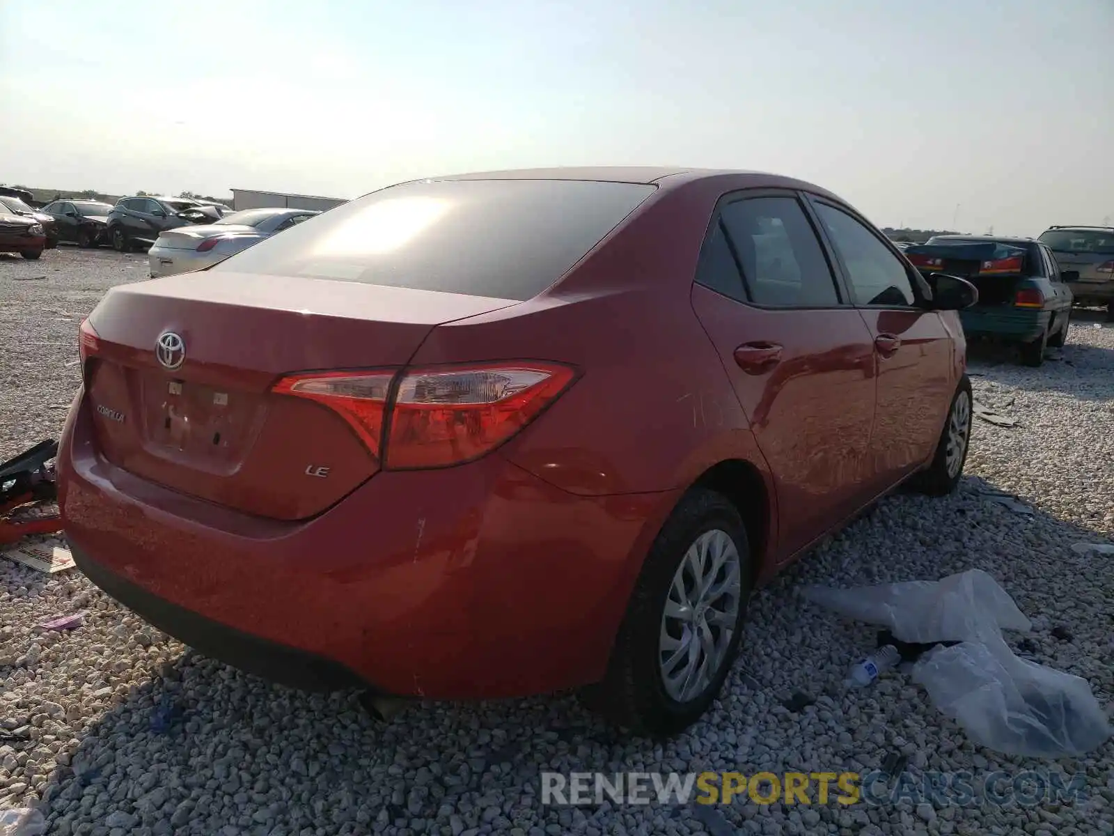 4 Photograph of a damaged car 5YFBURHE3KP930663 TOYOTA COROLLA 2019