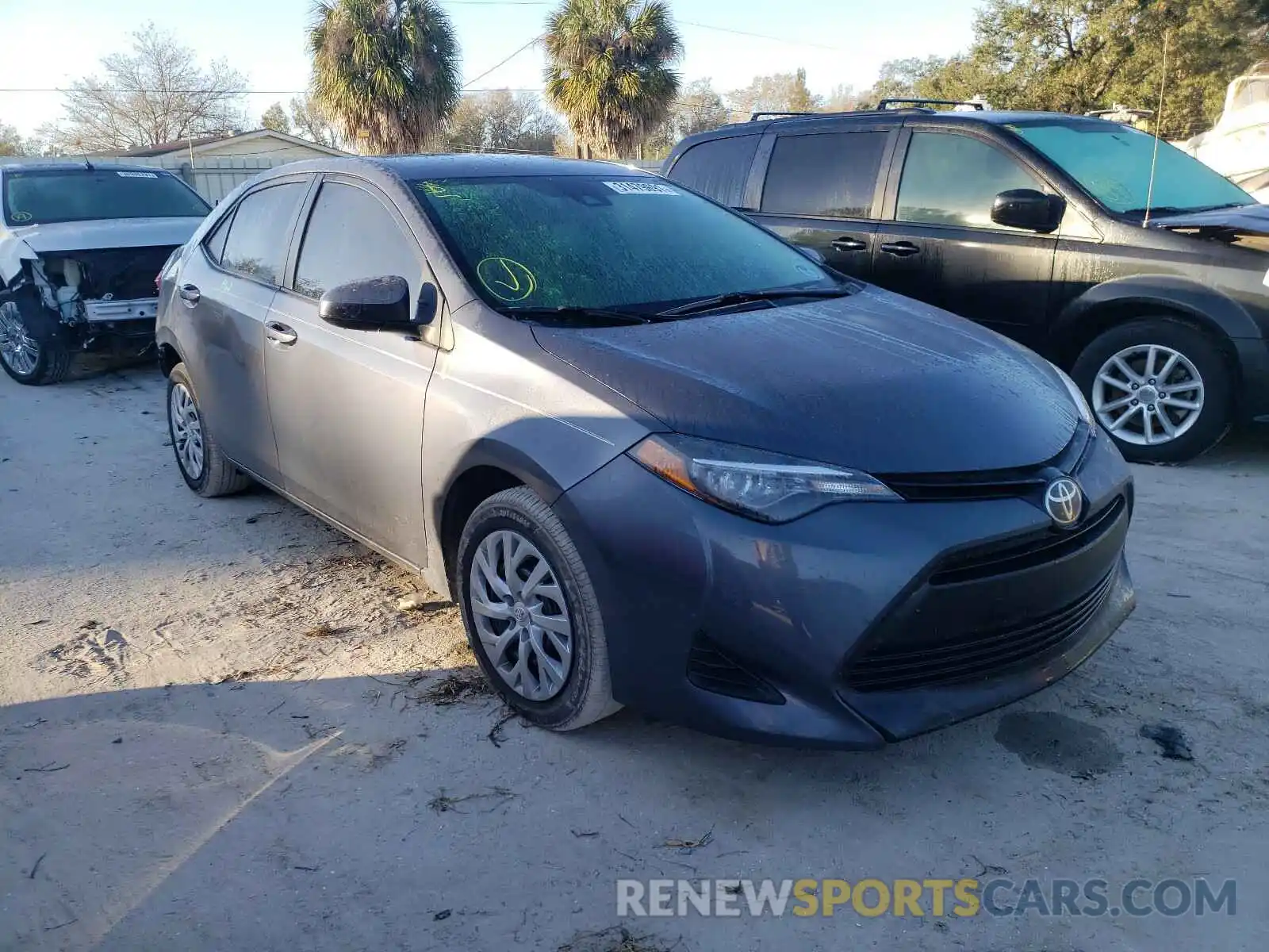 1 Photograph of a damaged car 5YFBURHE3KP931215 TOYOTA COROLLA 2019